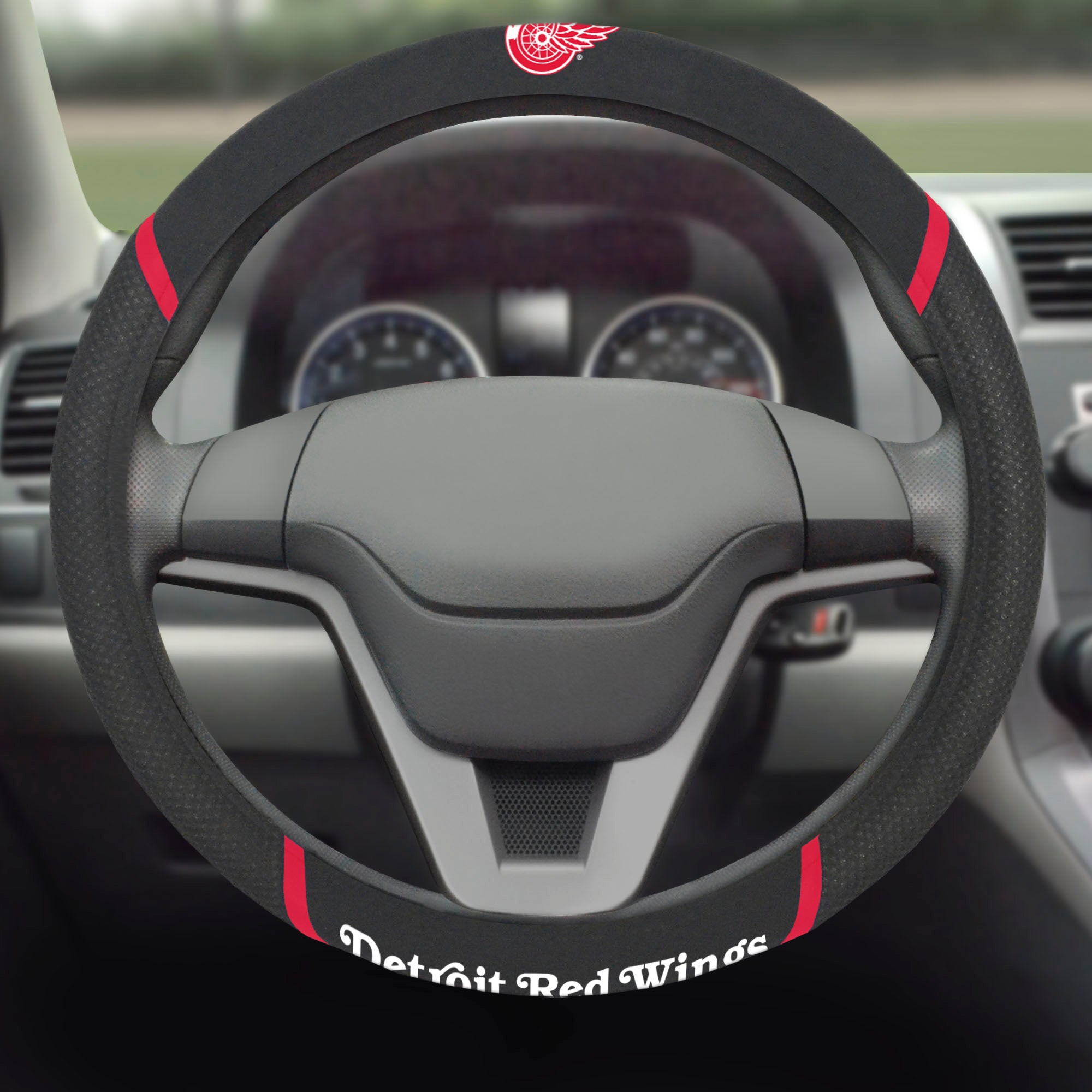 NHL - Detroit Red Wings STEERING WHEEL COVER - Sports Gifts, Sports Memorabilia, Sports Collectibles, Fan Shop