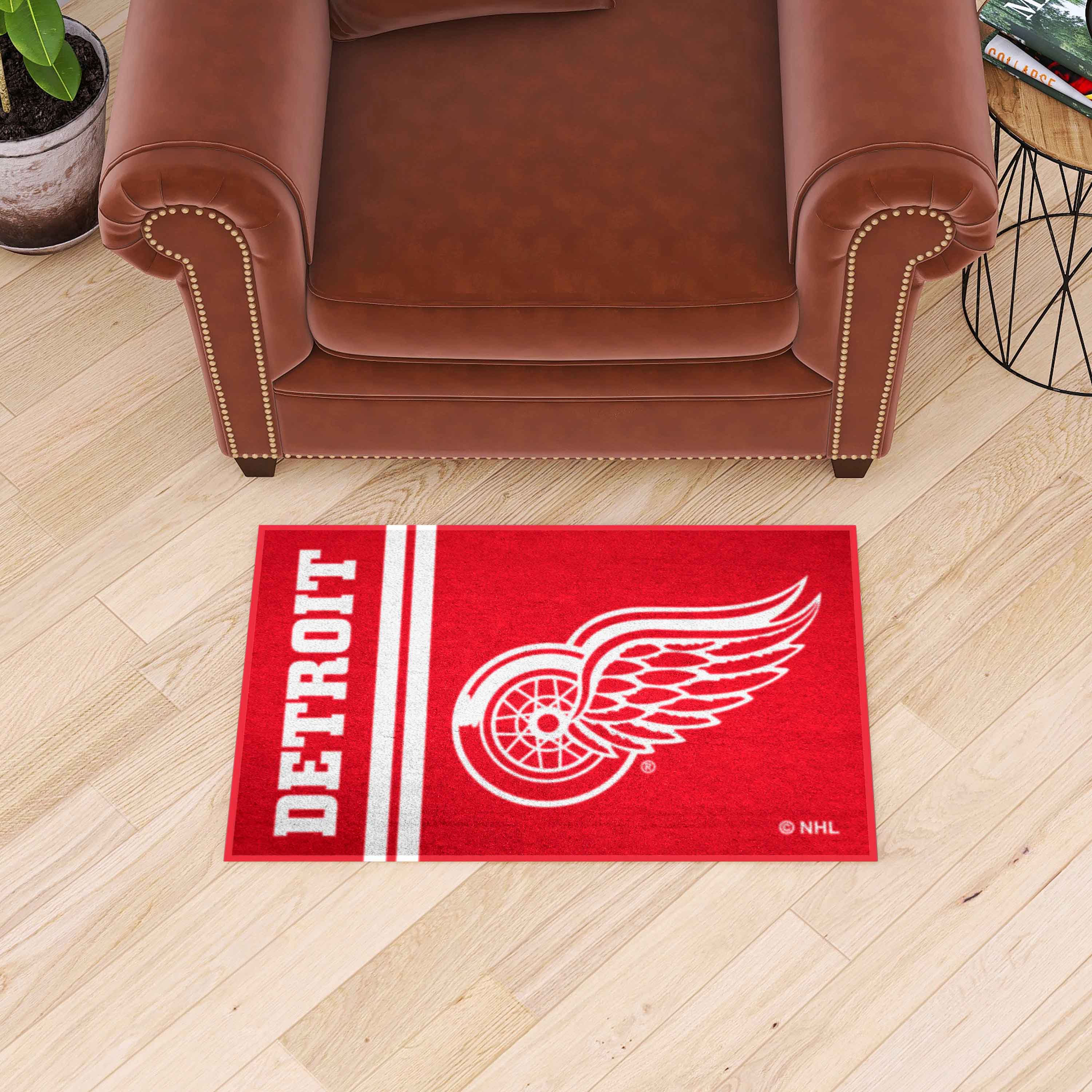 NHL - Detroit Red Wings Starter Mat - Uniform - Sports Gifts, Sports Memorabilia, Sports Collectibles, Fan Shop