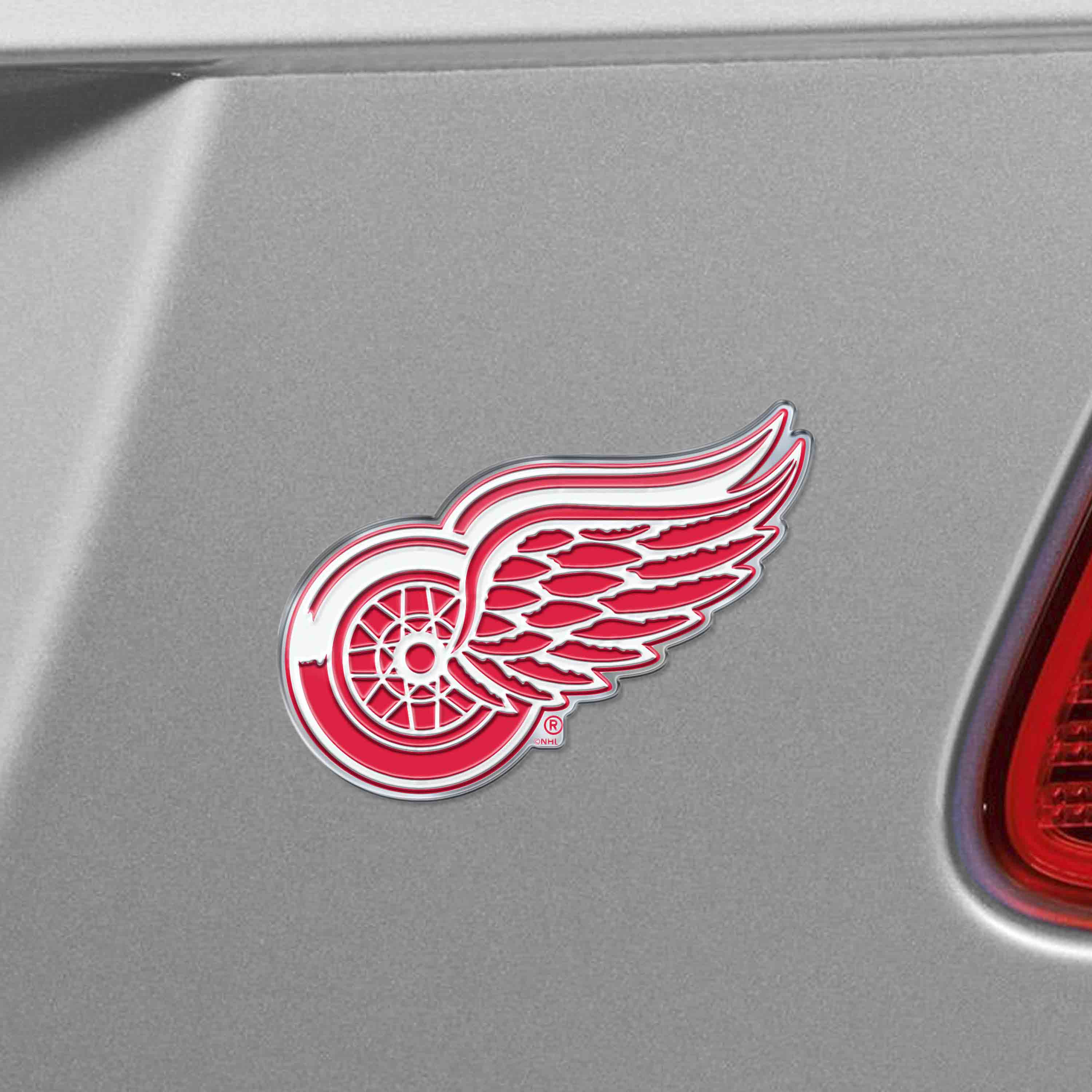 NHL - Detroit Red Wings Embossed Color Emblem - Sports Gifts, Sports Memorabilia, Sports Collectibles, Fan Shop