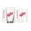 Detroit Red Wings 16oz Gameday Pint Glass - Sports Gifts, Sports Memorabilia, Sports Collectibles, Fan Shop