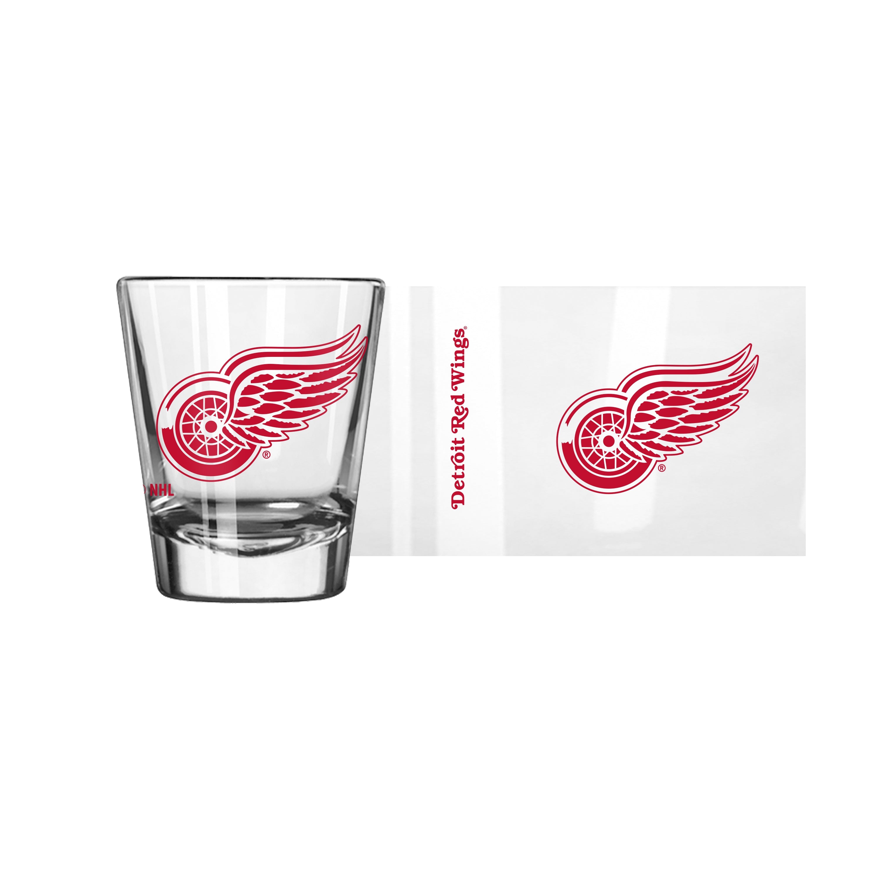 Detroit Red Wings 2oz Gameday Shot Glass - Sports Gifts, Sports Memorabilia, Sports Collectibles, Fan Shop