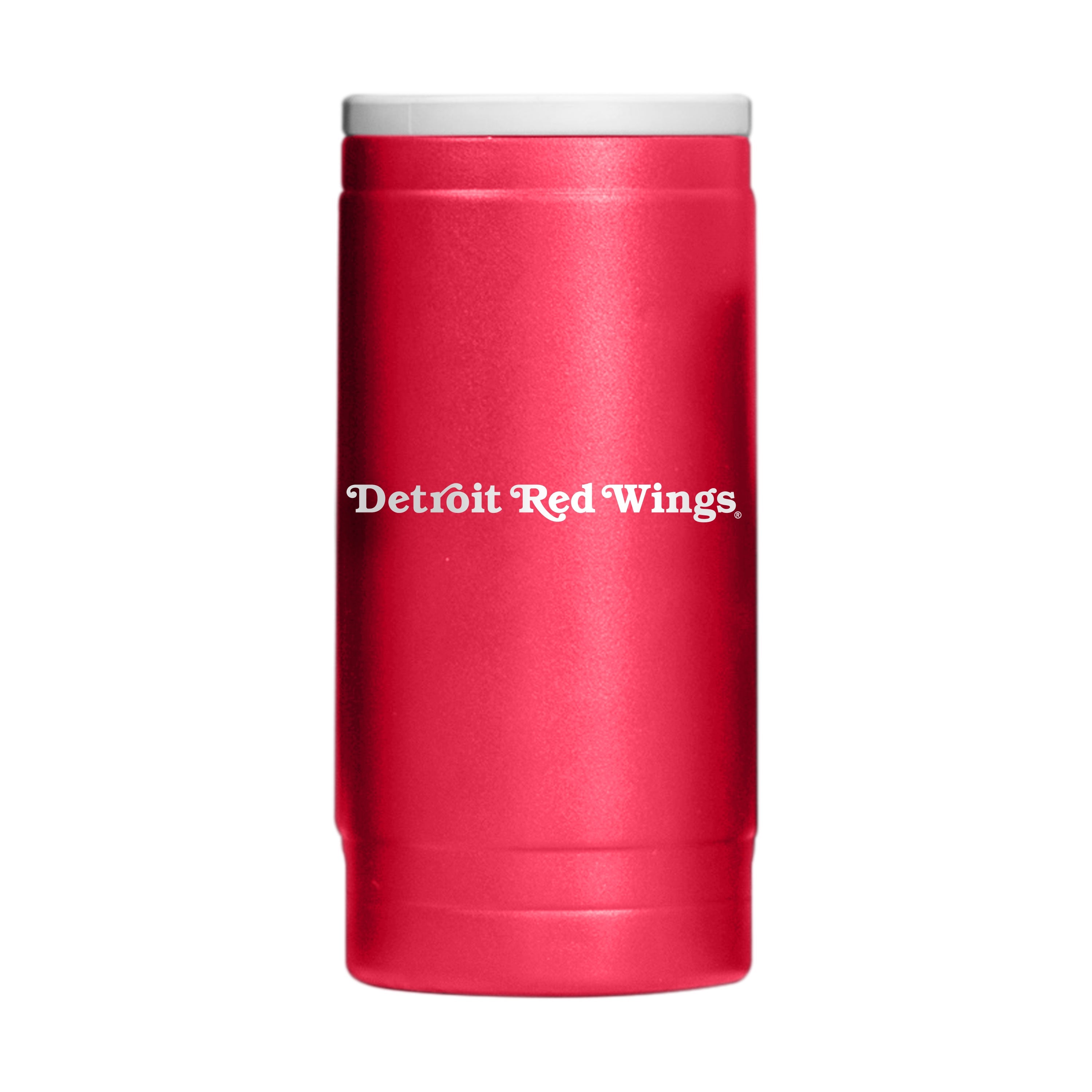 Detroit Red Wings 12oz Flipside Powder Coat Slim Can Coolie - Sports Gifts, Sports Memorabilia, Sports Collectibles, Fan Shop
