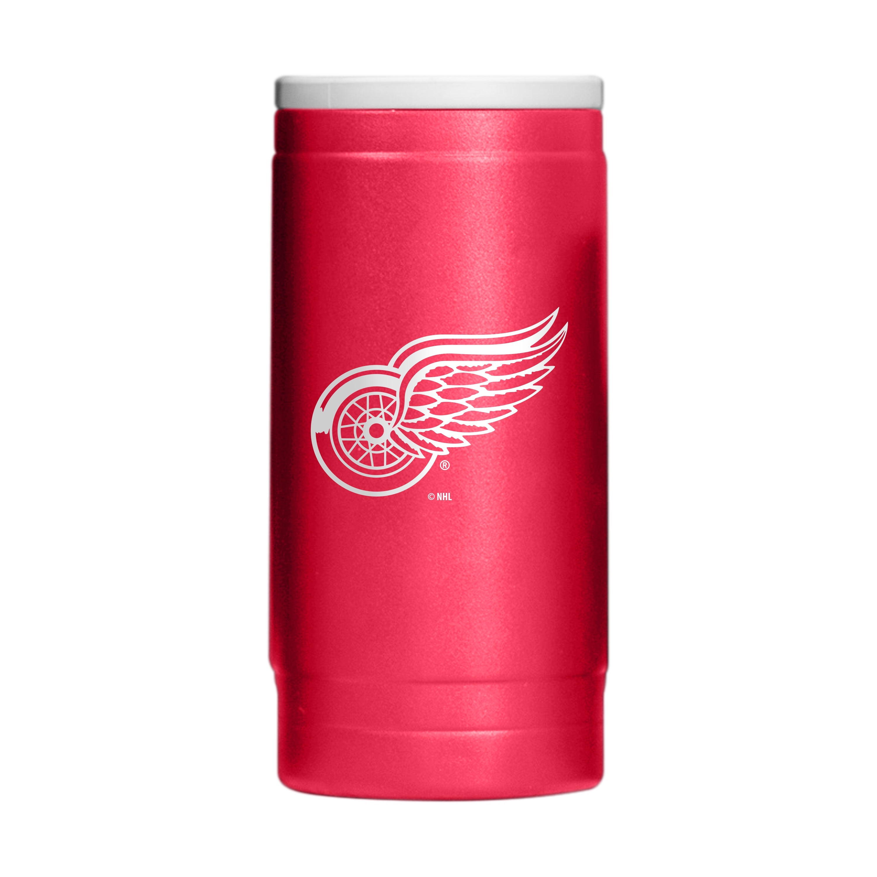 Detroit Red Wings 12oz Flipside Powder Coat Slim Can Coolie