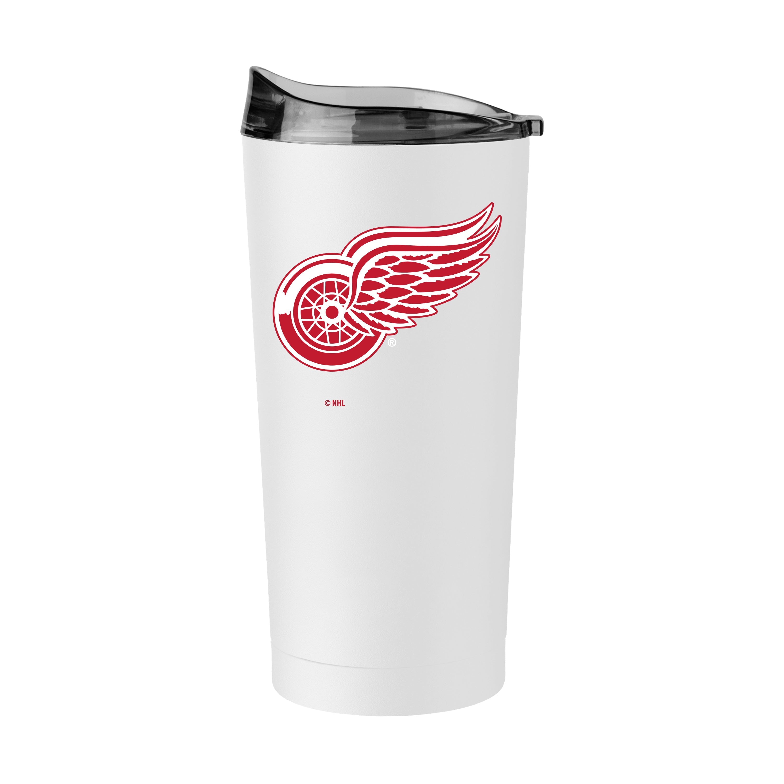 Detroit Red Wings 20oz Flipside White Powder Coat Tumbler