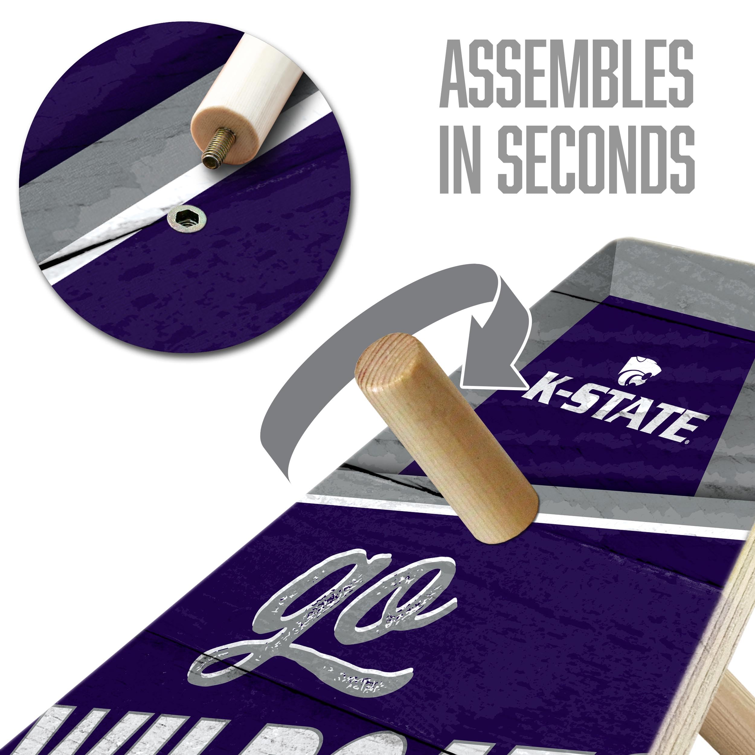YouTheFan NCAA Kansas State Wildcats RingBag - Sports Collectibles, Sports Memorabilia, Sports Fan Shop, Sports Gifts