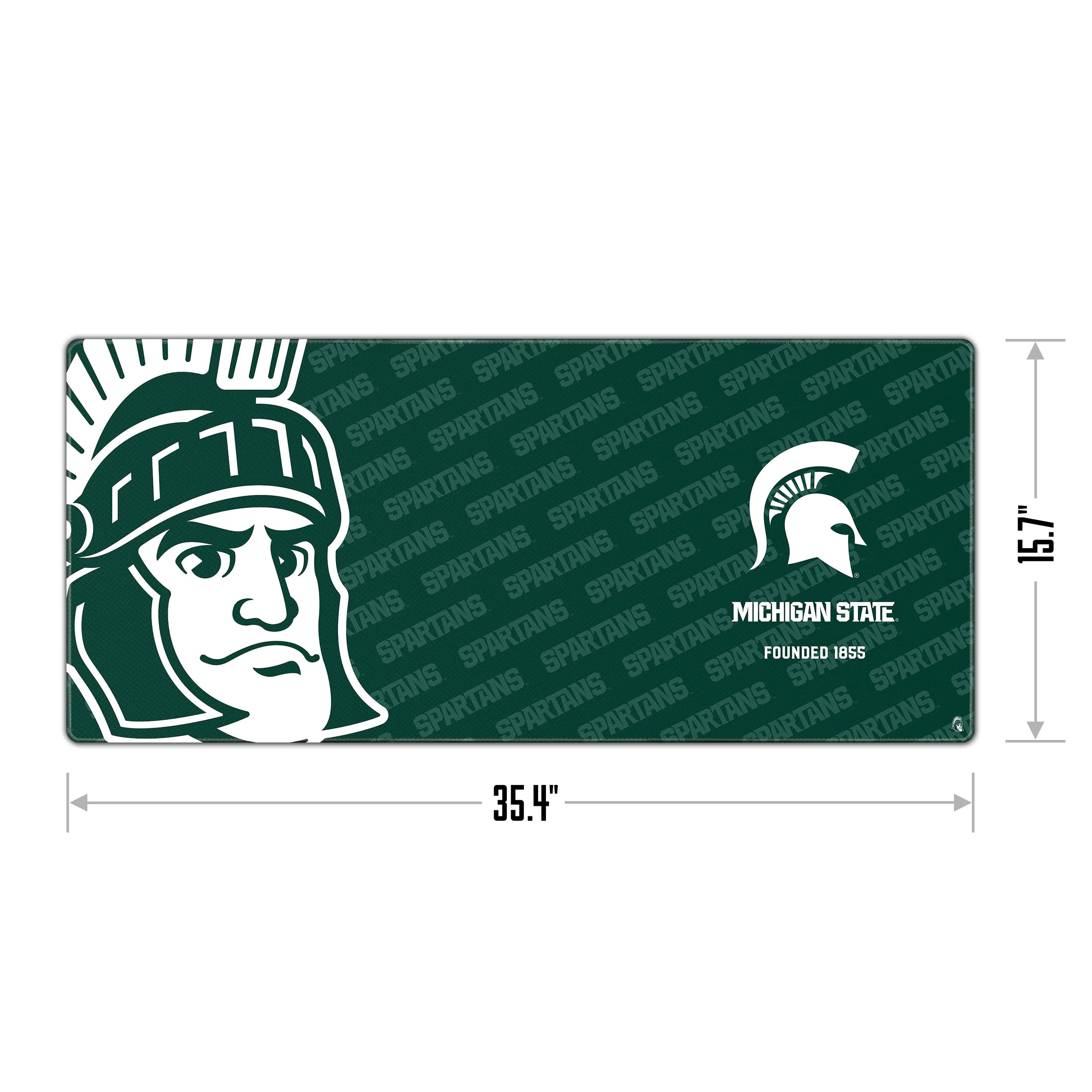 YouTheFan NCAA Michigan State Spartans Logo Series Desk Pad - Sports Collectibles, Sports Memorabilia, Sports Fan Shop, Sports Gifts