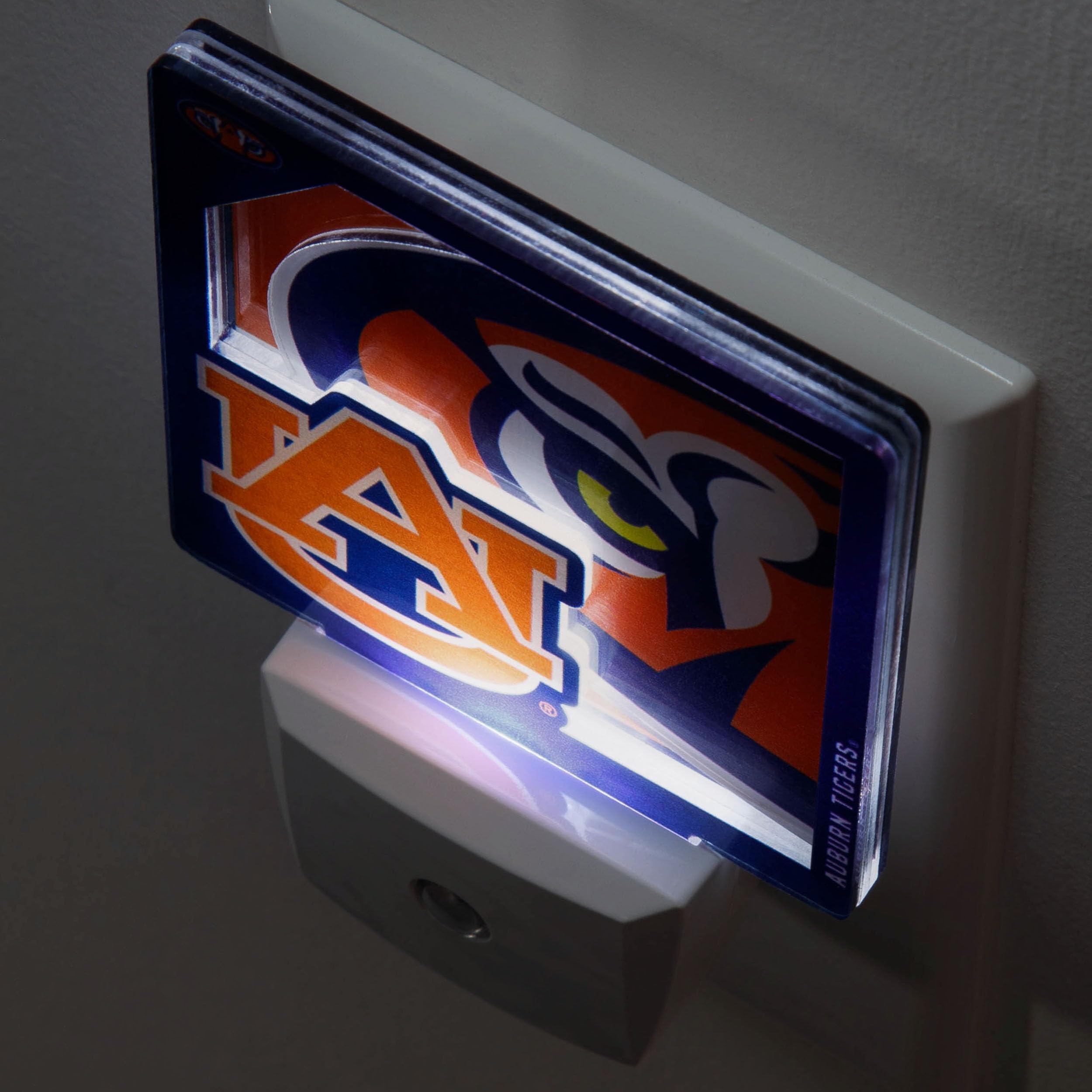 YouTheFan NCAA Auburn Tigers Logo Series Nite Light - Sports Collectibles, Sports Memorabilia, Sports Fan Shop, Sports Gifts