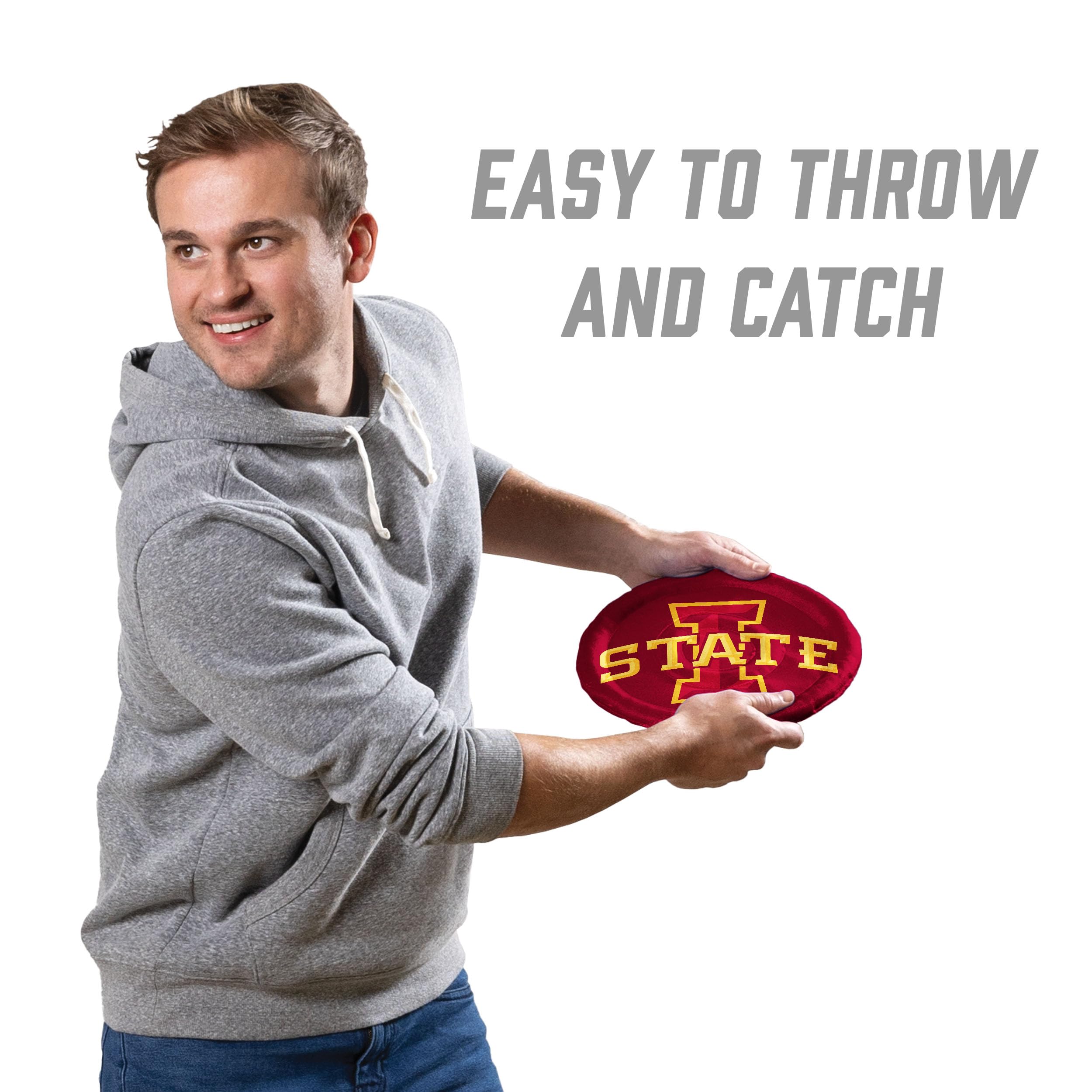 YouTheFan NCAA Iowa State Cyclones Flimzee Bean-Bag Flying Disc - Sports Collectibles, Sports Memorabilia, Sports Fan Shop, Sports Gifts