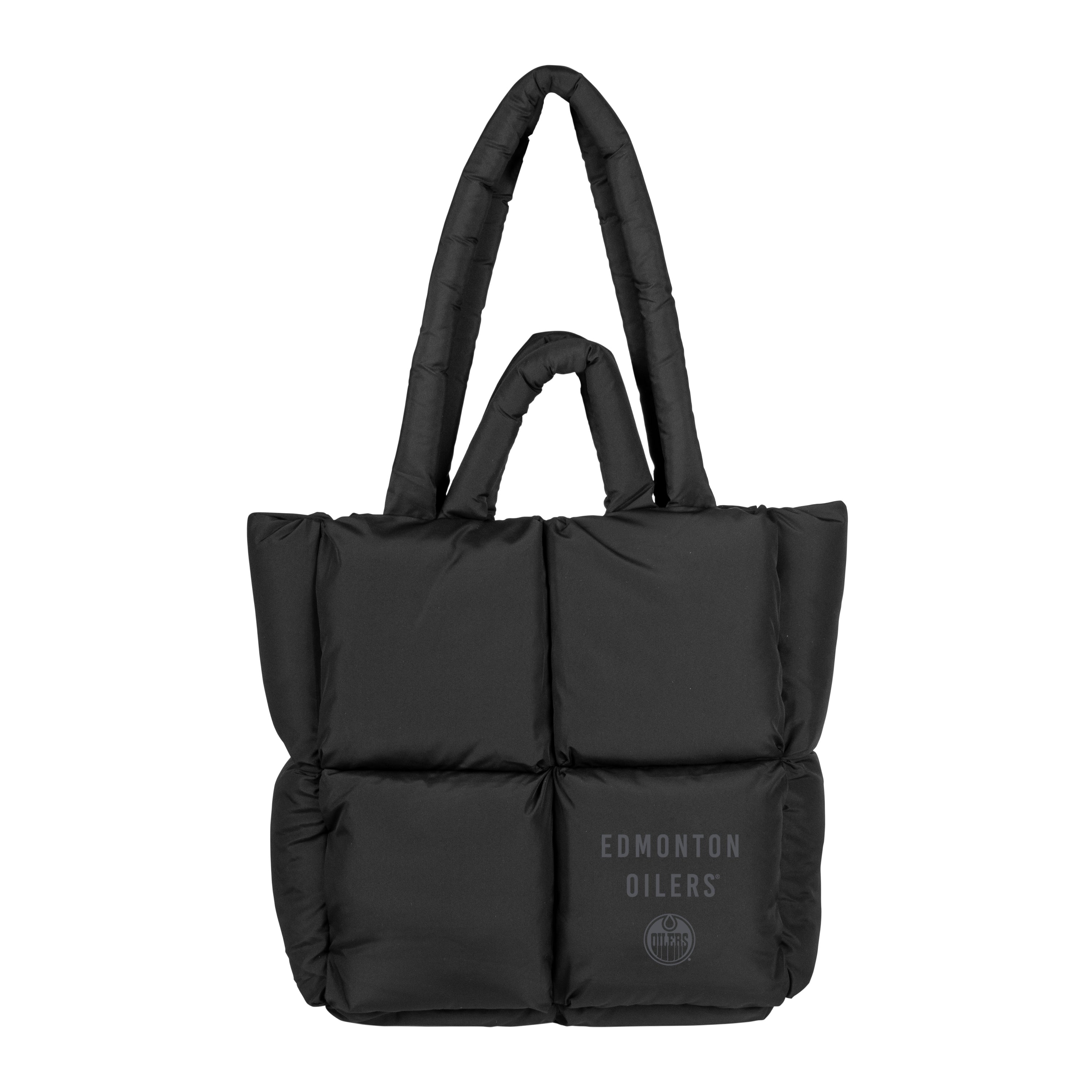 Edmonton Oilers Puff Black Tote