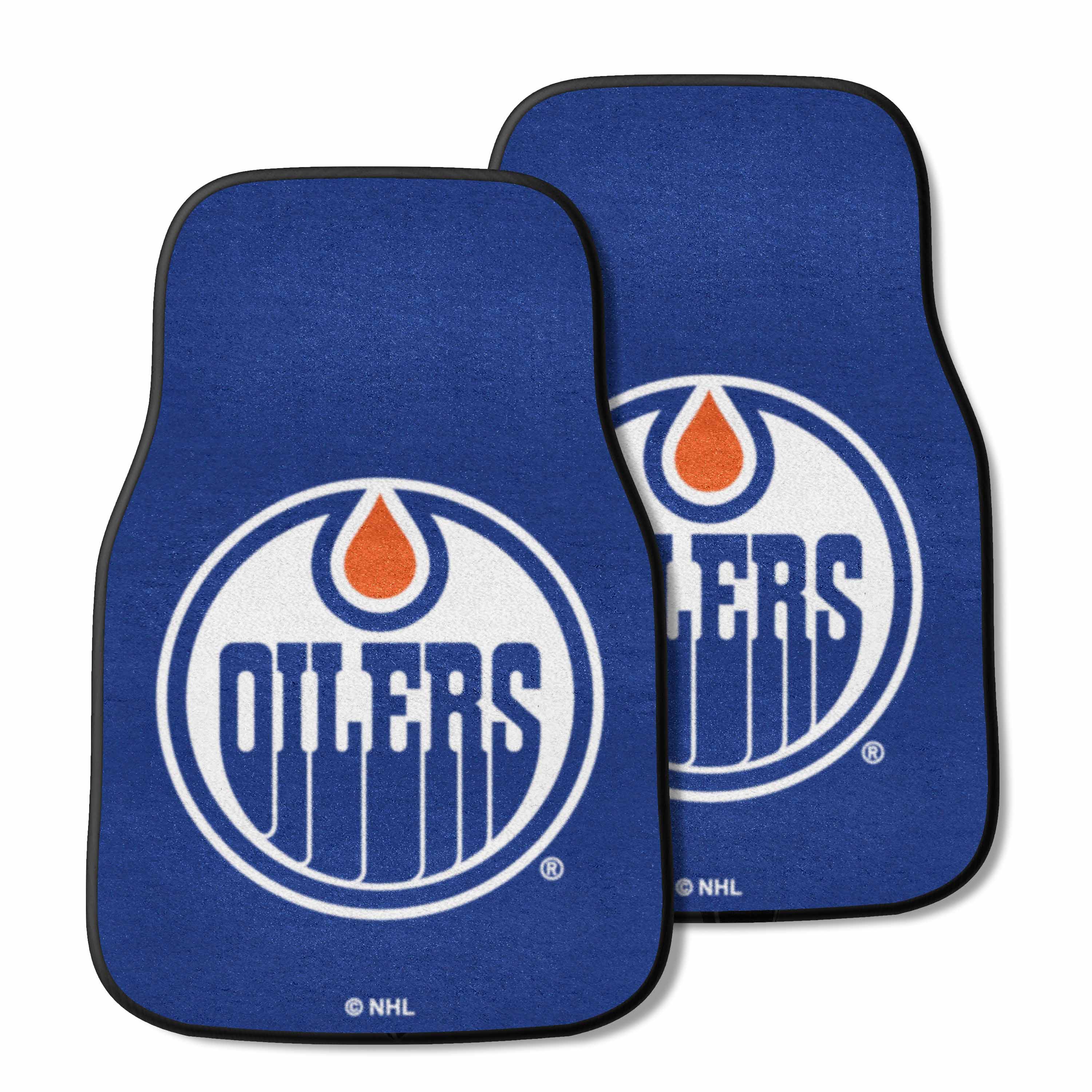 NHL - Edmonton Oilers 2-pc Carpet Car Mat Set