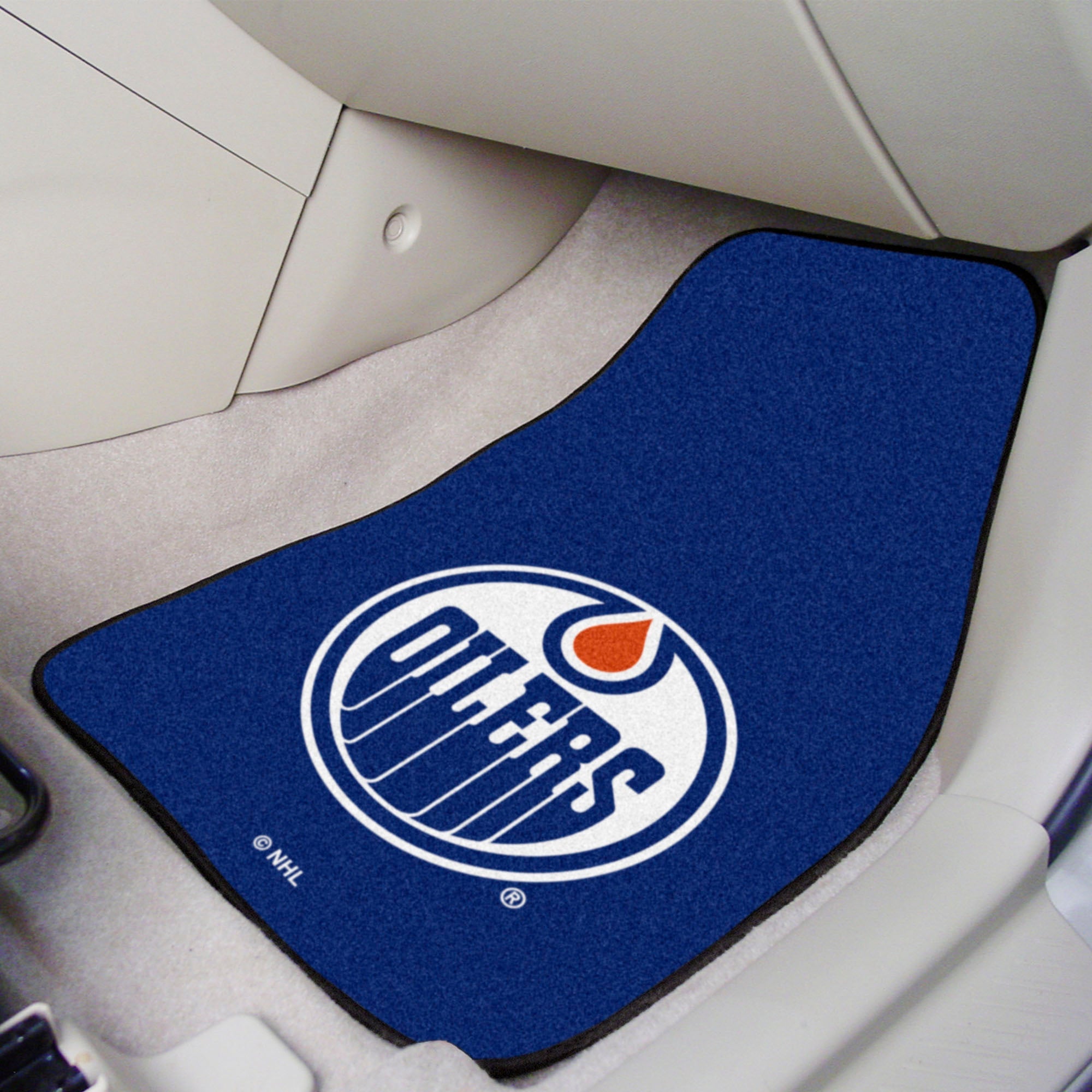 NHL - Edmonton Oilers 2-pc Carpet Car Mat Set - Sports Gifts, Sports Memorabilia, Sports Collectibles, Fan Shop