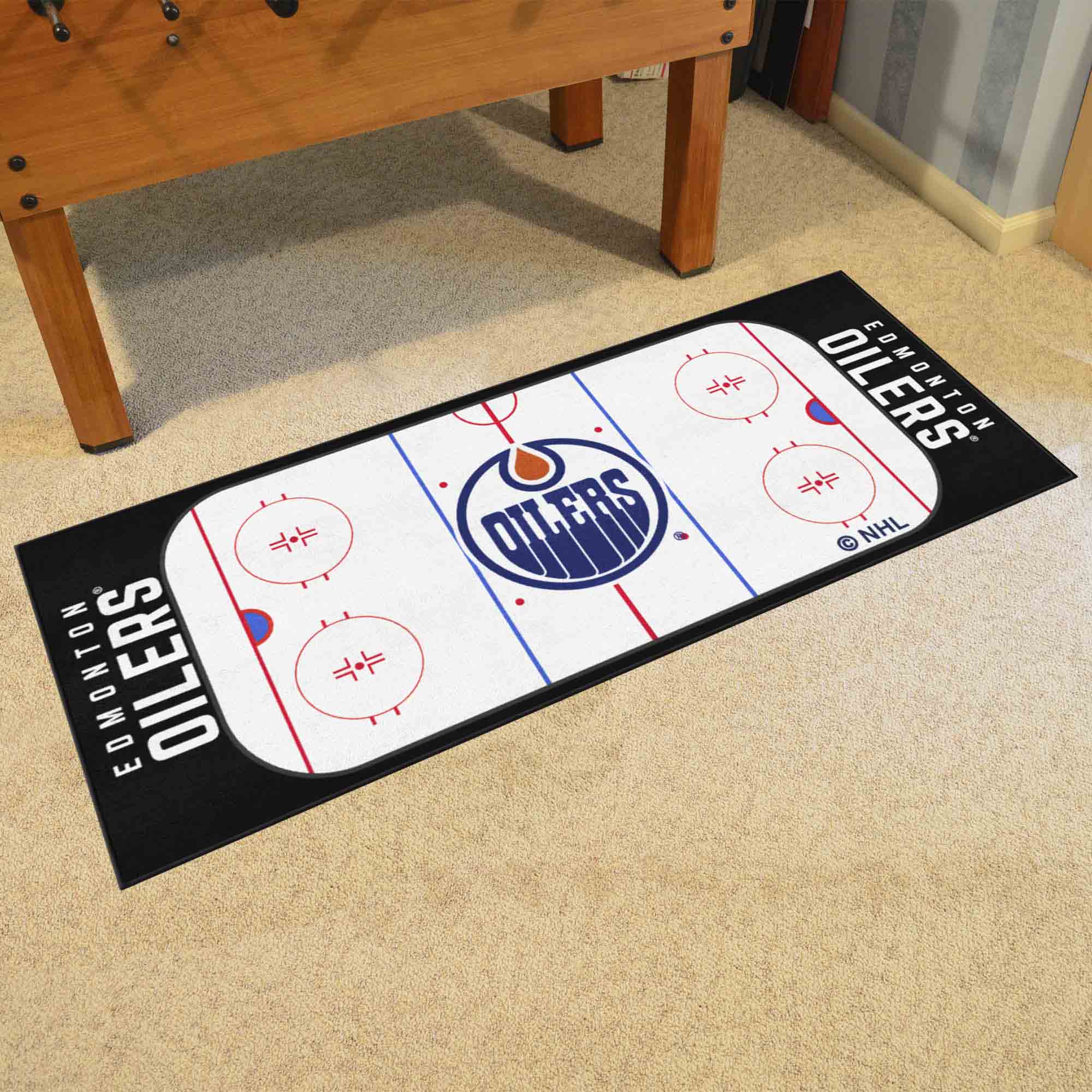 NHL - Edmonton Oilers Rink Runner - Sports Gifts, Sports Memorabilia, Sports Collectibles, Fan Shop