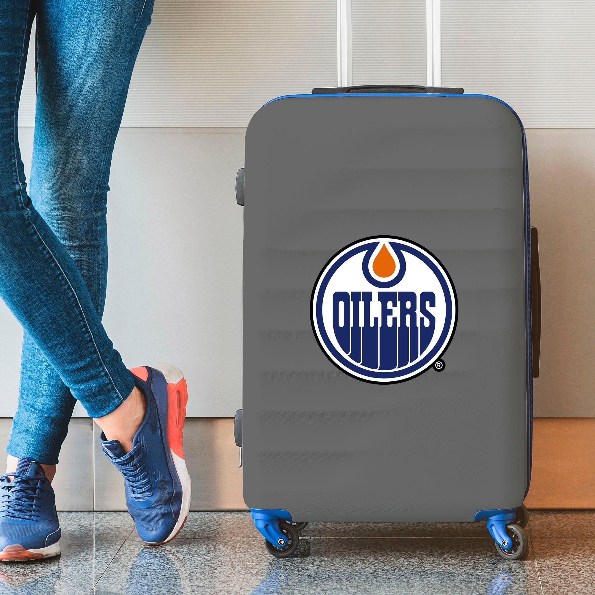 NHL - Edmonton Oilers Large Decal - Sports Gifts, Sports Memorabilia, Sports Collectibles, Fan Shop