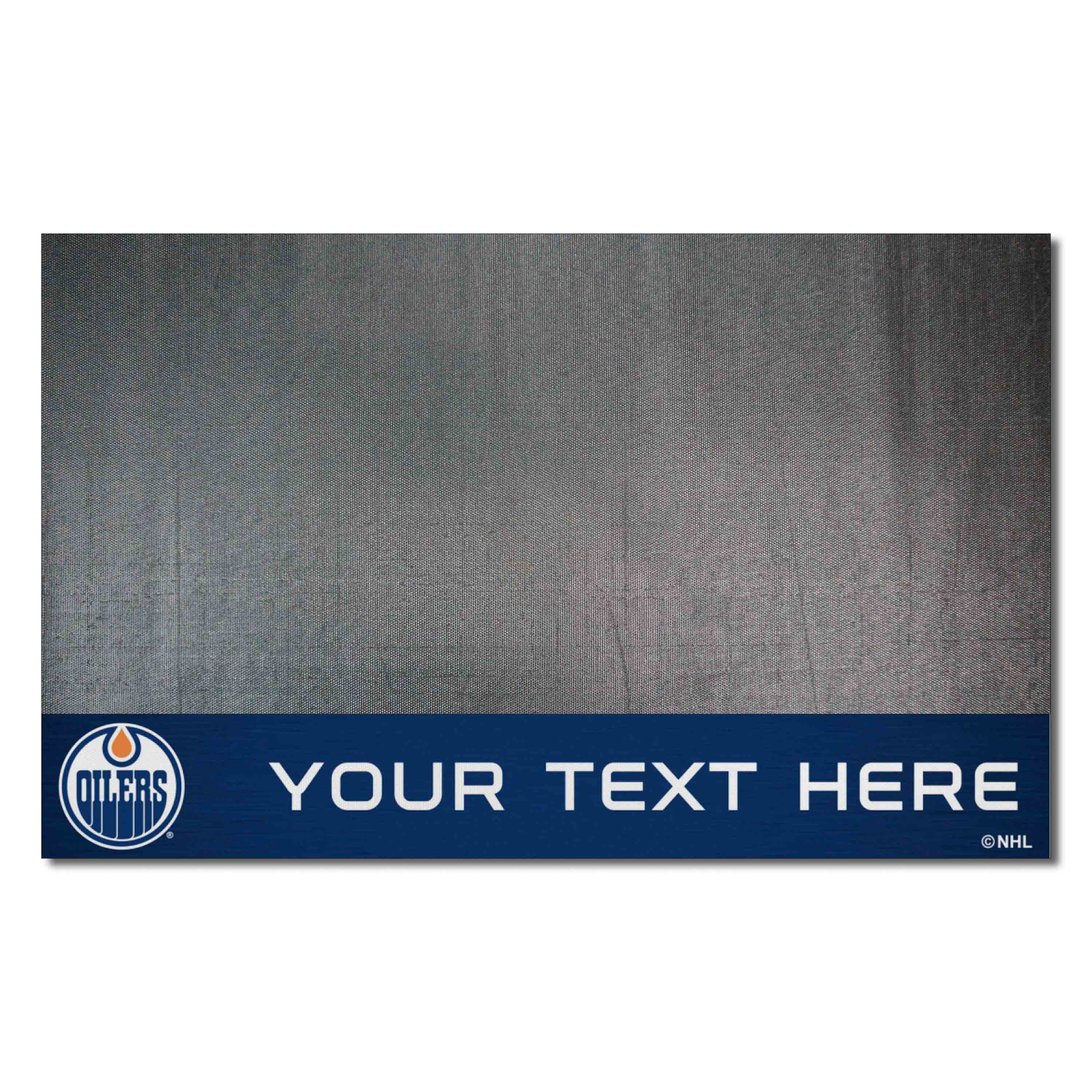 NHL - Edmonton Oilers Personalized Grill Mat
