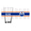 Edmonton Oilers 16oz Stripe Pint Glass - Sports Gifts, Sports Memorabilia, Sports Collectibles, Fan Shop
