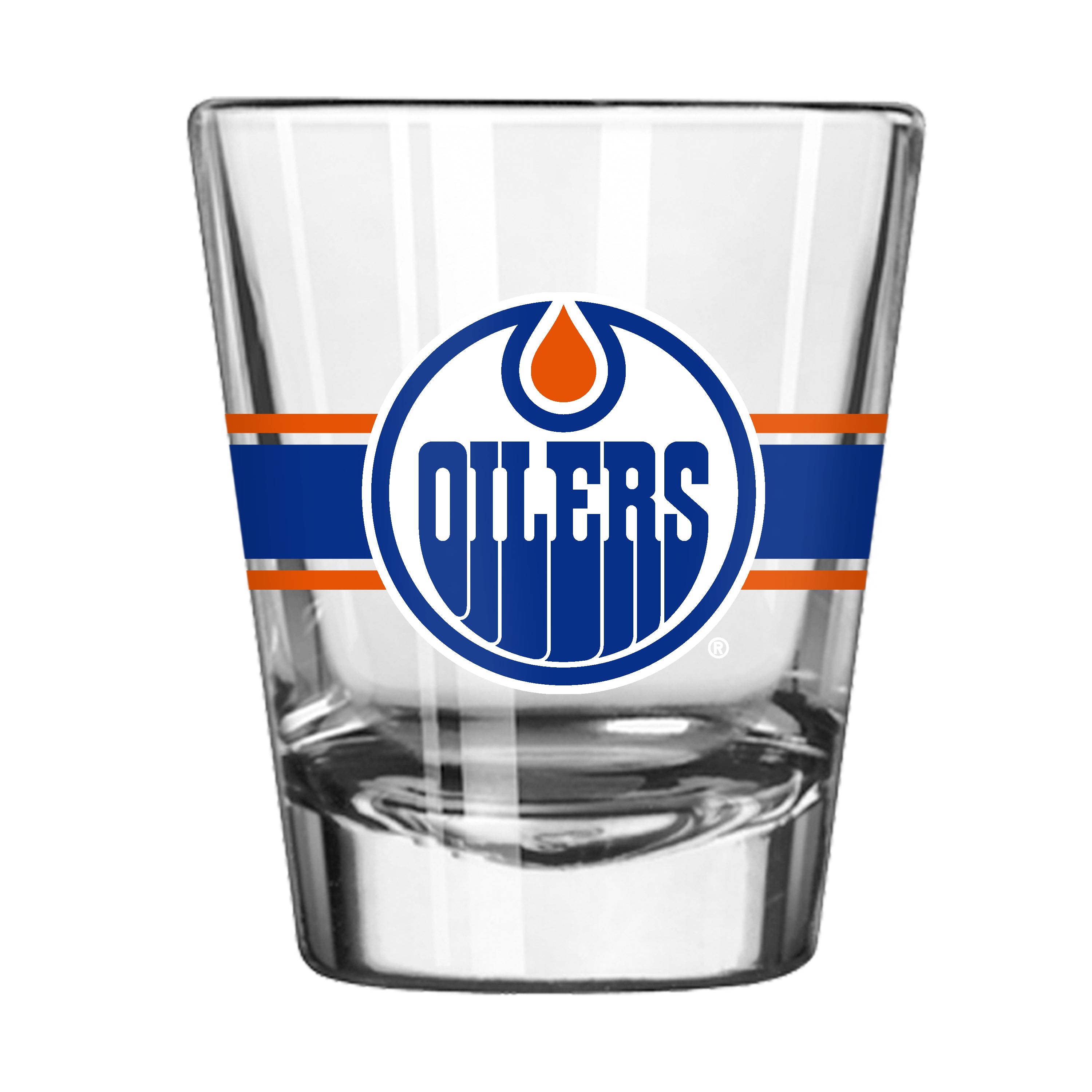 Edmonton Oilers 2oz Stripe Shot Glass