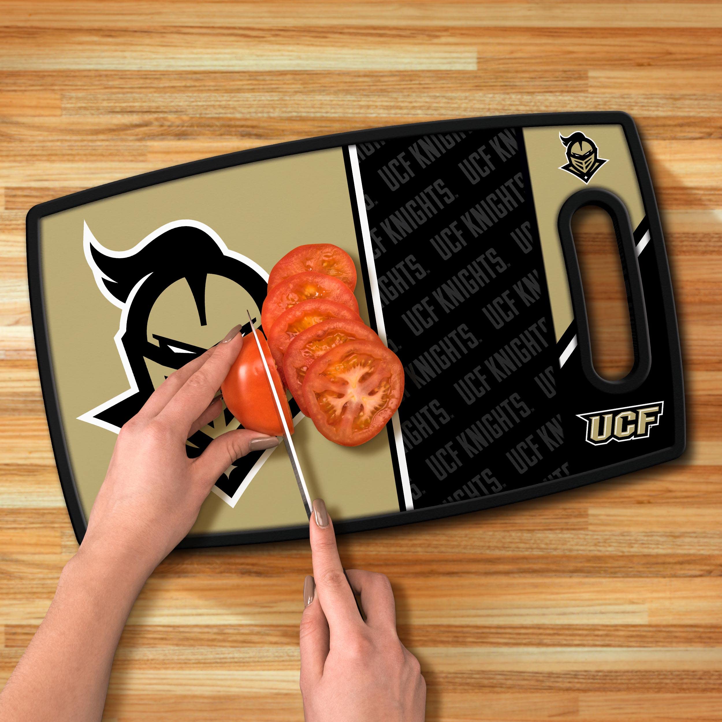 YouTheFan NCAA Central Florida Knights Logo Series Cutting Board - Sports Collectibles, Sports Memorabilia, Sports Fan Shop, Sports Gifts