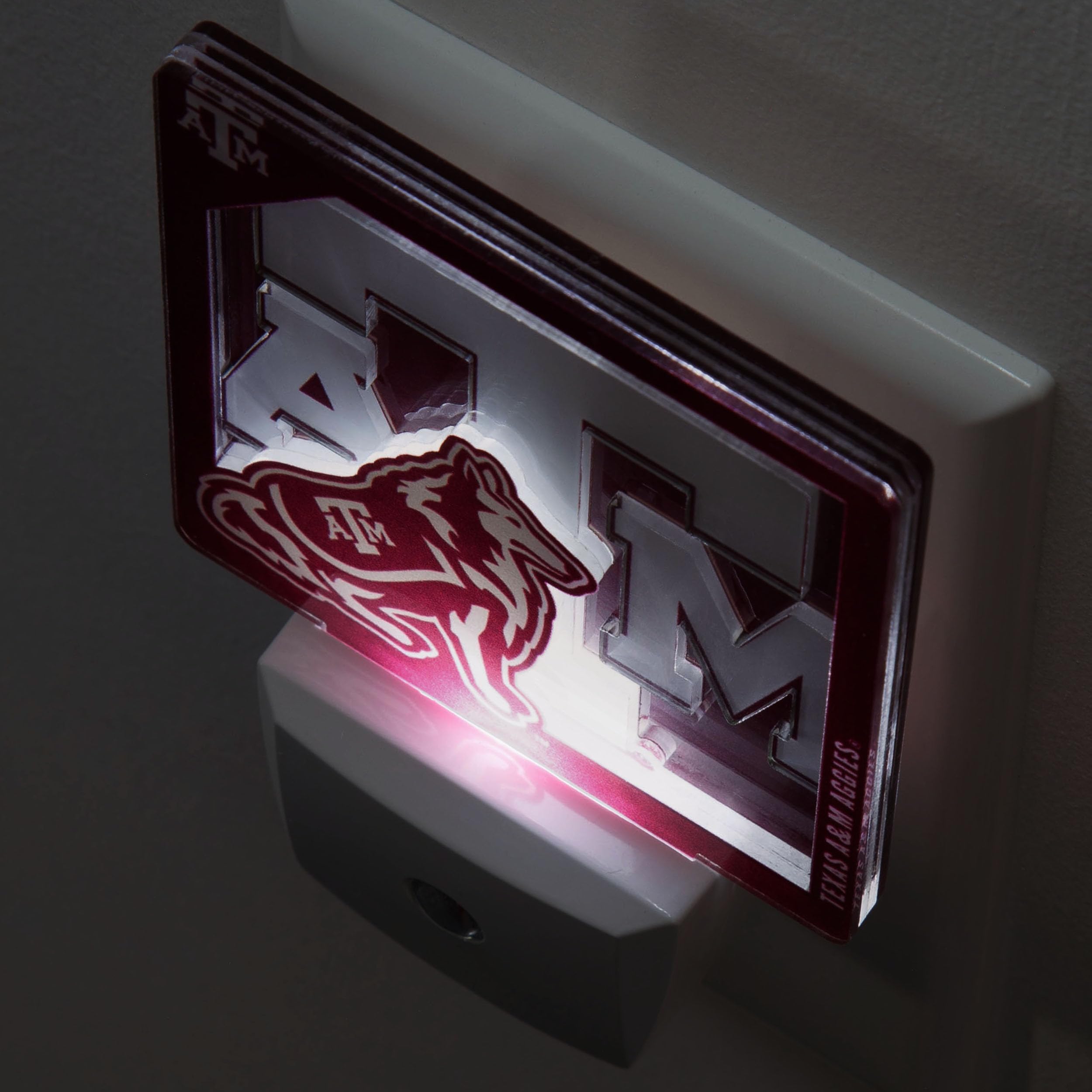 YouTheFan NCAA Texas A&M Aggies Logo Series Nite Light - Sports Collectibles, Sports Memorabilia, Sports Fan Shop, Sports Gifts