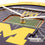 YouTheFan NCAA Michigan Wolverines 3D StadiumView Clock - Sports Gifts, Sports Memorabilia, Sports Collectibles, Fan Shop