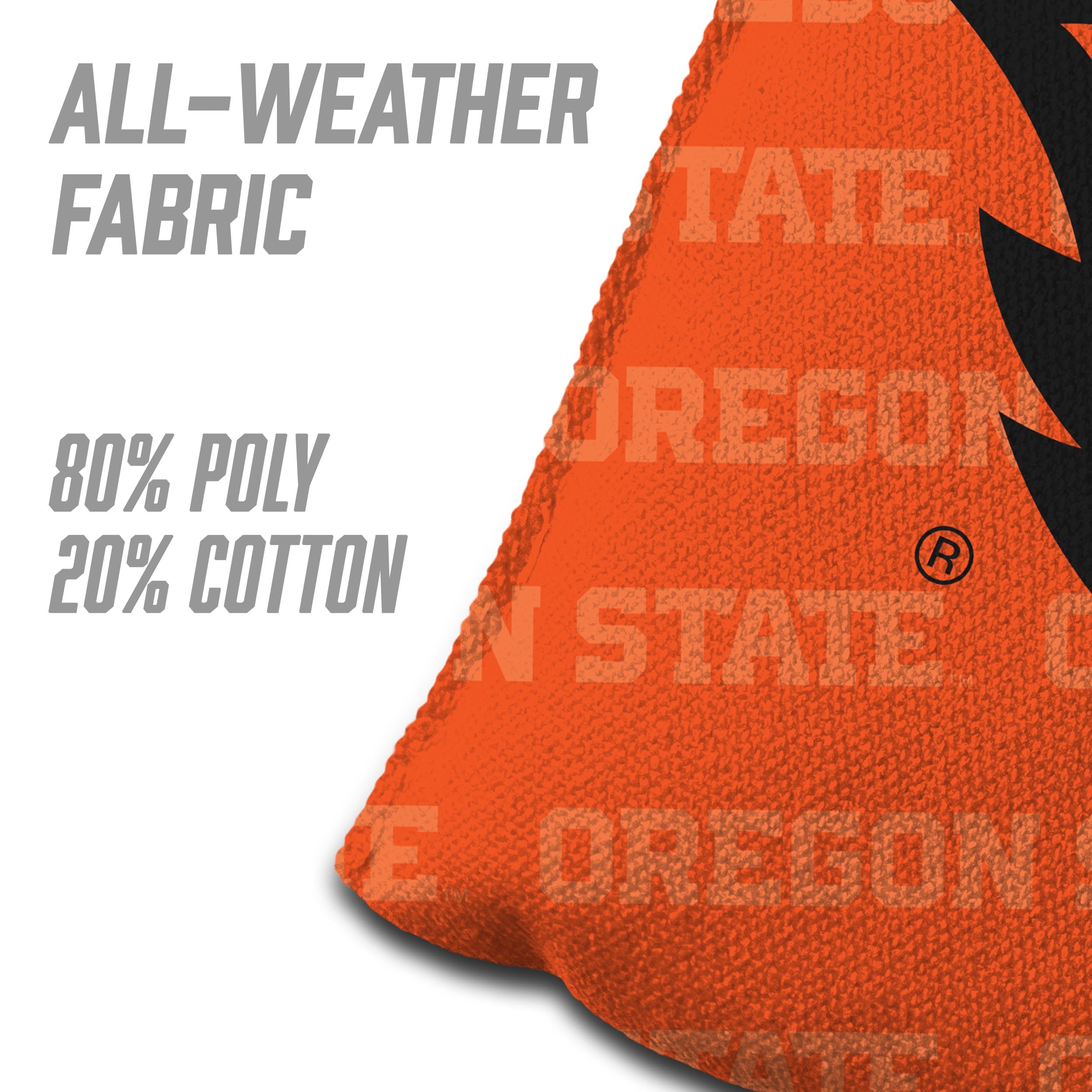 YouTheFan NCAA Oregon State Beavers Cornhole Bags - 4PK - Orange - Sports Collectibles, Sports Memorabilia, Sports Fan Shop, Sports Gifts