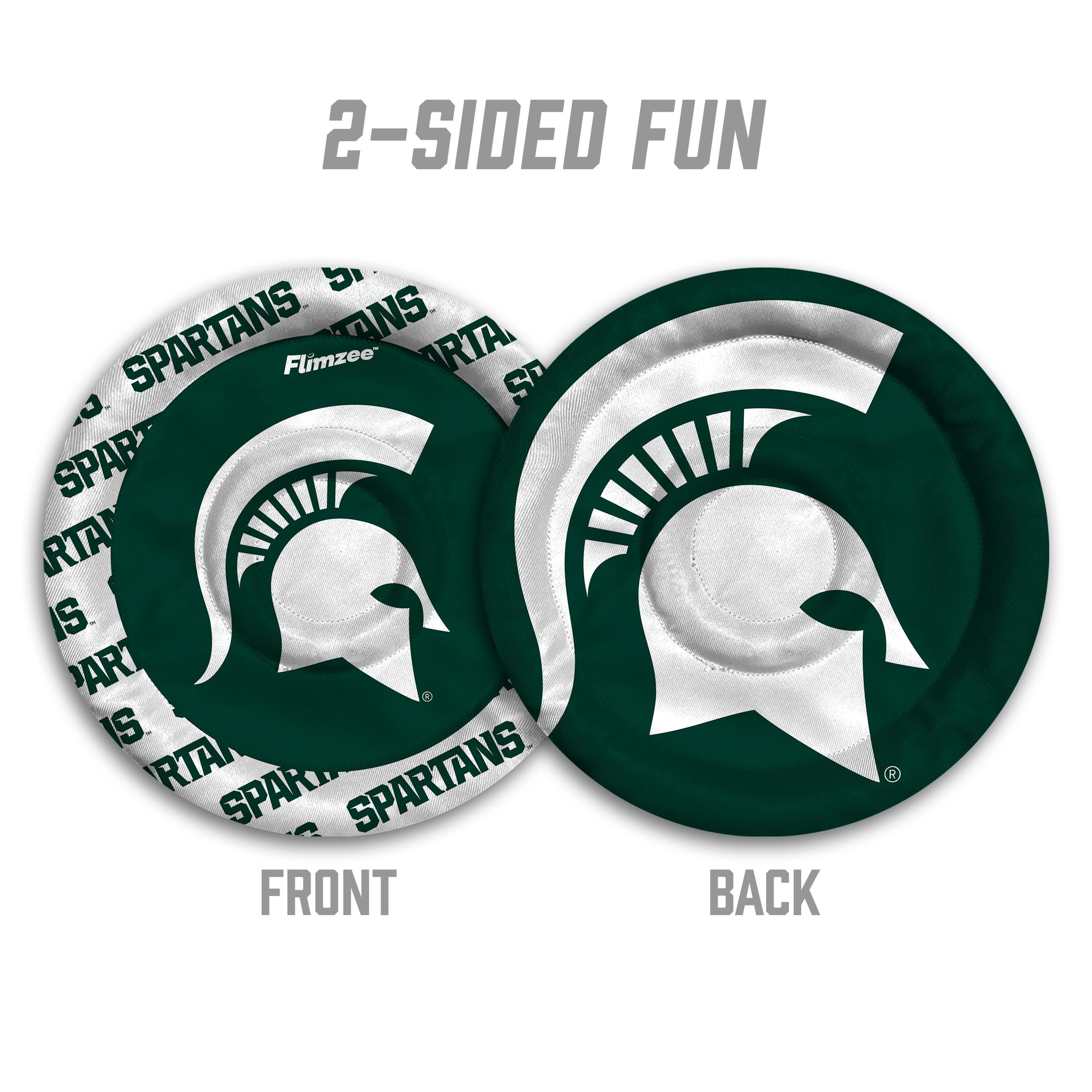 YouTheFan NCAA Michigan State Spartans Flimzee Bean-Bag Flying Disc - Sports Collectibles, Sports Memorabilia, Sports Fan Shop, Sports Gifts