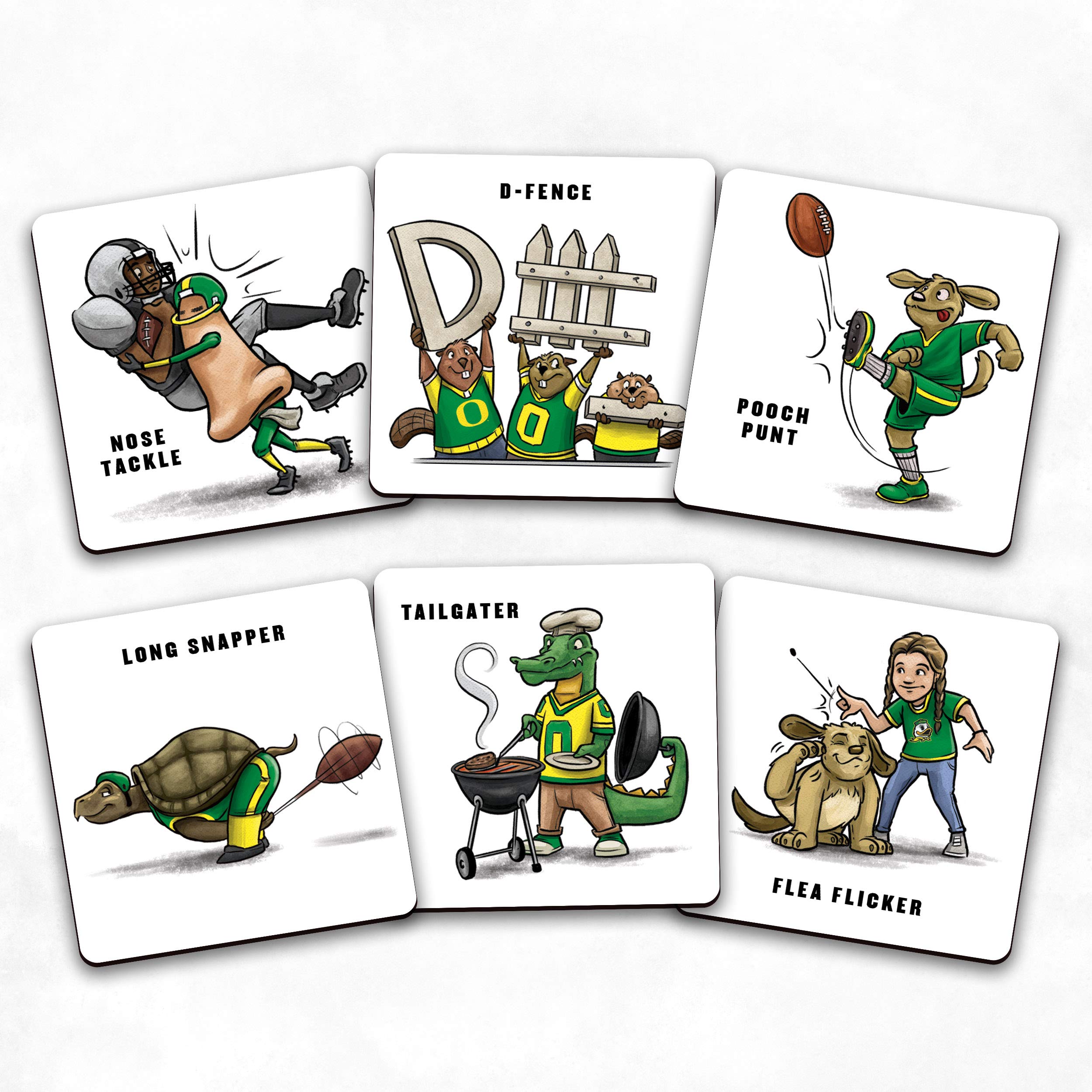 YouTheFan NCAA Oregon Ducks Memory Match Game - Sports Collectibles, Sports Memorabilia, Sports Fan Shop, Sports Gifts