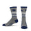 For Bare Feet Mens NCAA Nevada Wolf Pack 5 Star Crew Sock Marble Grey Large - Sports Gifts, Sports Memorabilia, Sports Collectibles, Fan Shop