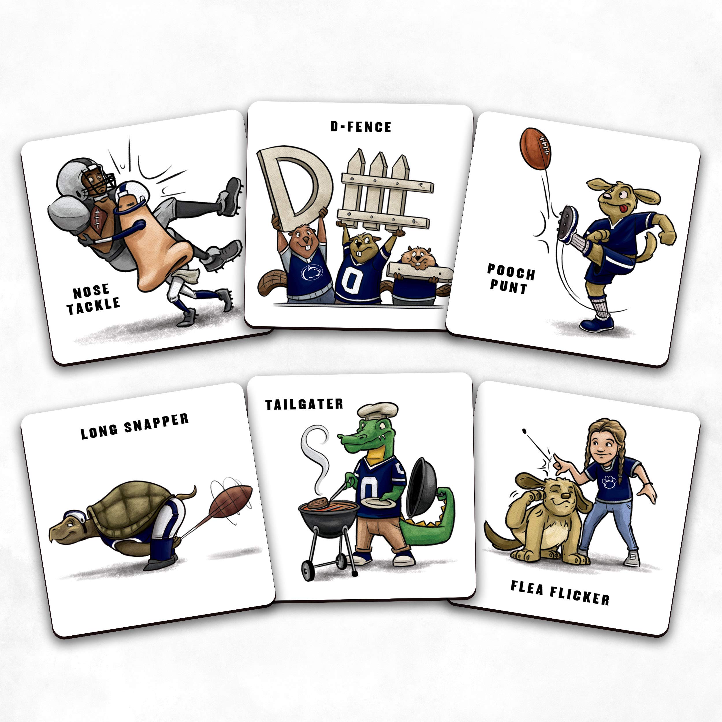 YouTheFan NCAA Penn State Nittany Lions Licensed Memory Match Game - Sports Collectibles, Sports Memorabilia, Sports Fan Shop, Sports Gifts