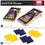 Wild Sports 2' x 4' Wood Tournament Cornhole Set - Direct Printed - LSU Tigers- perfect for Backyard, Beach, Park, Tailgates, Outdoors and Indoors - Sports Collectibles, Sports Memorabilia, Sports Fan Shop, Sports Gifts