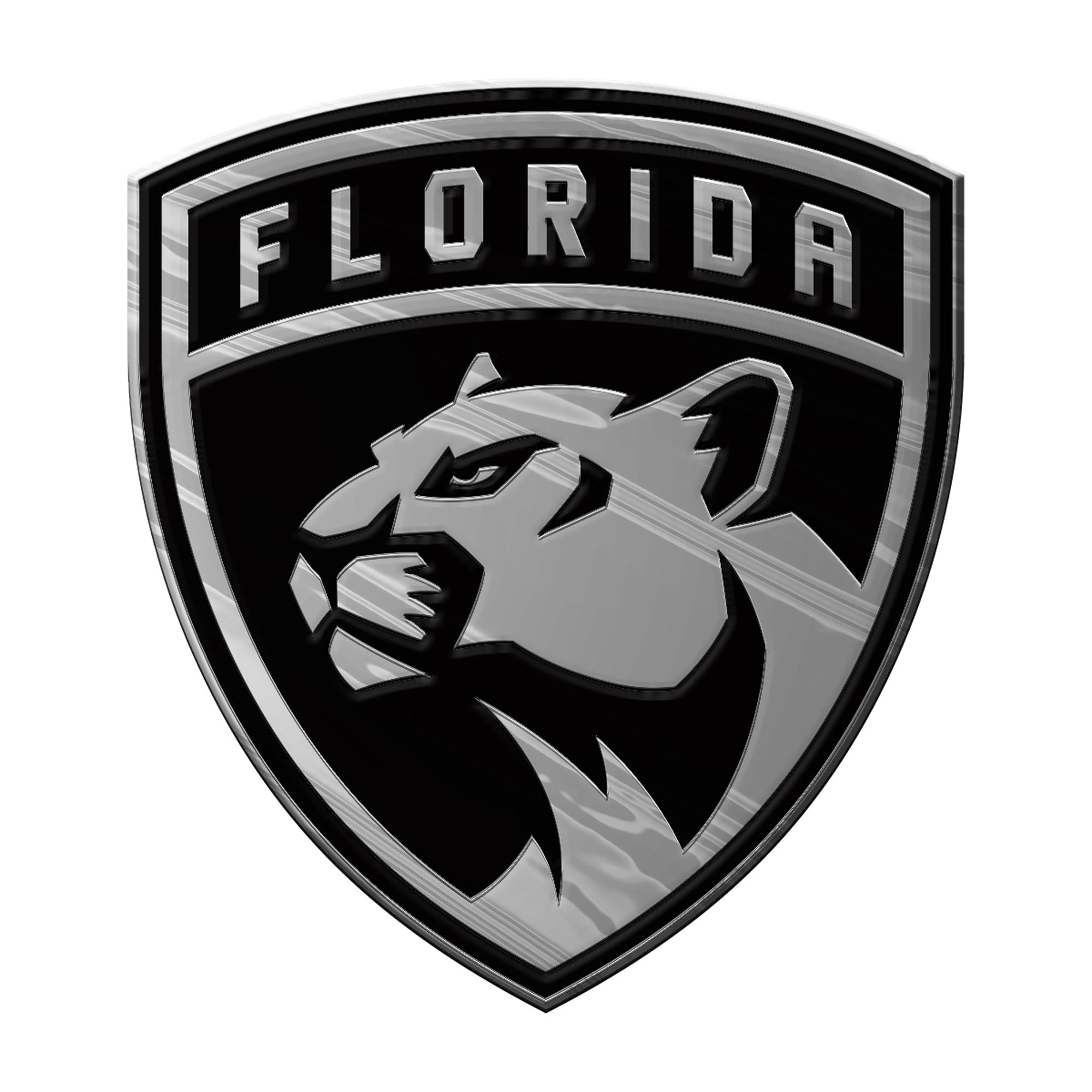 NHL - Florida Panthers Plastic Chrome Emblem