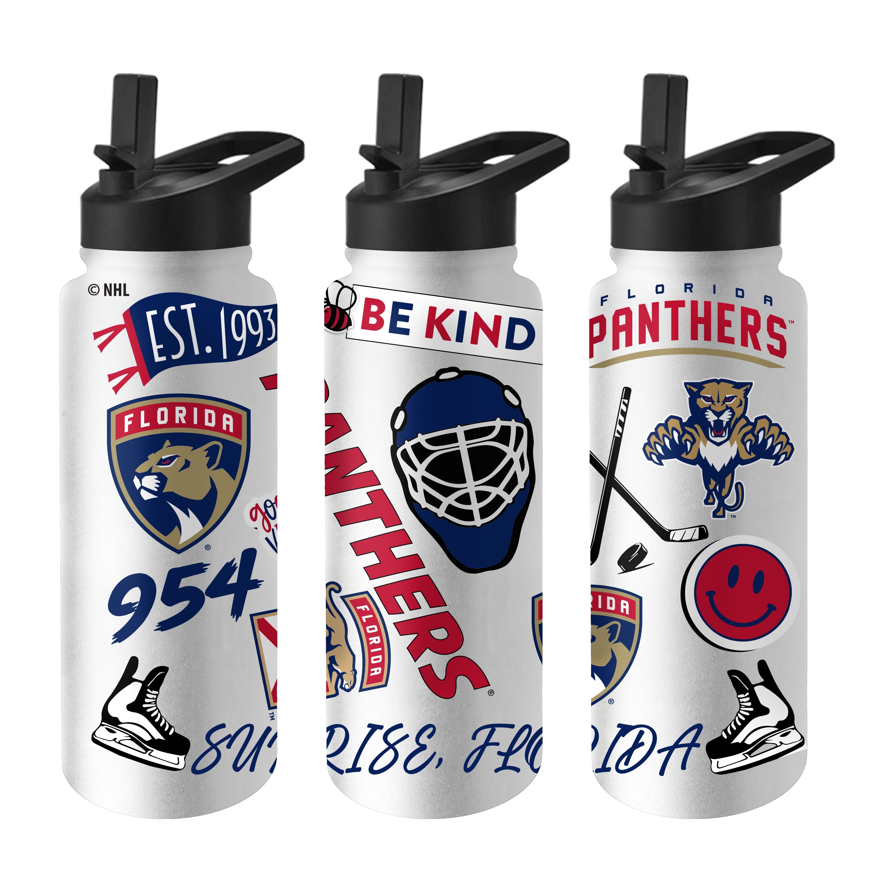 Florida Panthers 34oz Native Quencher Bottle - Sports Gifts, Sports Memorabilia, Sports Collectibles, Fan Shop