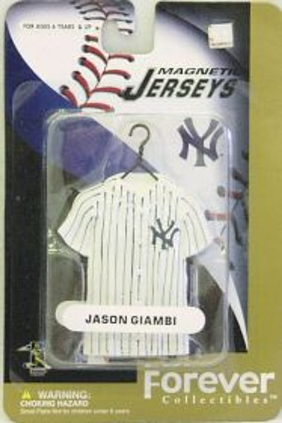 New York Yankees Jason Giambi Jersey Magnet CO - Sports Collectibles, Sports Memorabilia, Sports Fan Shop, Sports Gifts