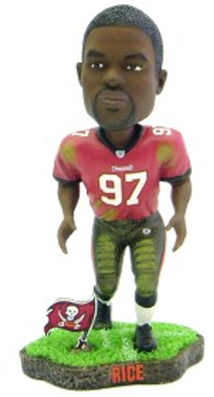 Tampa Bay Buccaneers Simeon Rice Game Worn Forever Collectibles Bobblehead CO - Sports Collectibles, Sports Memorabilia, Sports Fan Shop, Sports Gifts