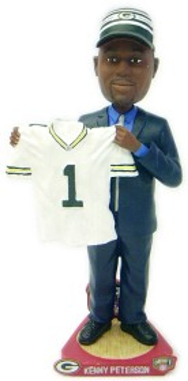 Green Bay Packers Kenny Peterson Draft Pick Forever Collectibles Bobblehead CO - Sports Collectibles, Sports Memorabilia, Sports Fan Shop, Sports Gifts