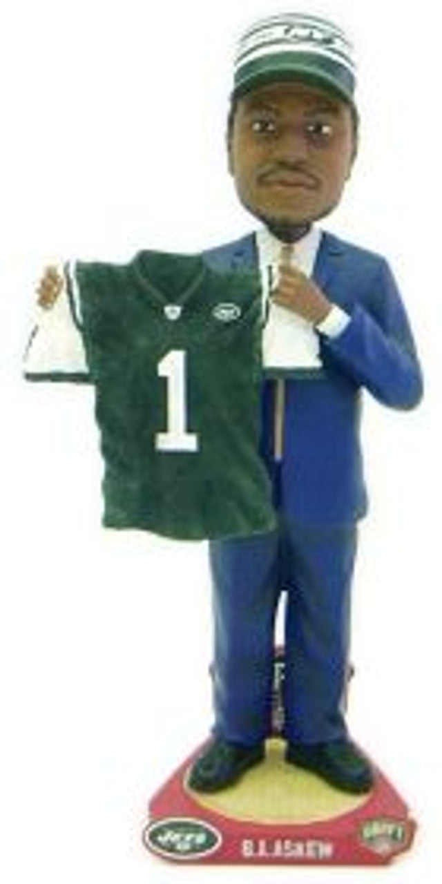 New York Jets B.J. Askew Draft Pick Forever Collectibles Bobblehead - Sports Collectibles, Sports Memorabilia, Sports Fan Shop, Sports Gifts