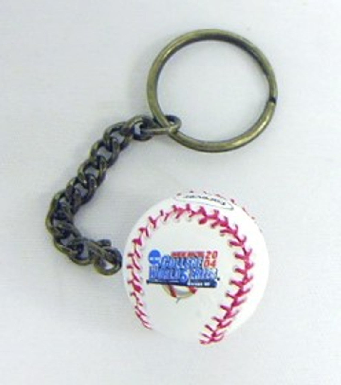 College World Series 2004 Baseball Keychain CO - Sports Collectibles, Sports Memorabilia, Sports Fan Shop, Sports Gifts