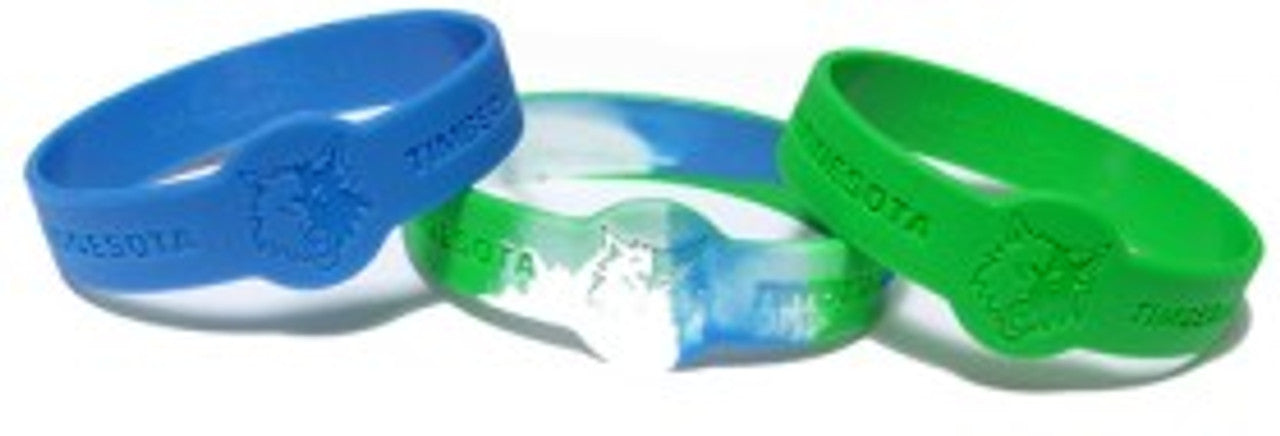 Minnesota Timberwolves 3 Pack of Wristbands CO - Sports Collectibles, Sports Memorabilia, Sports Fan Shop, Sports Gifts
