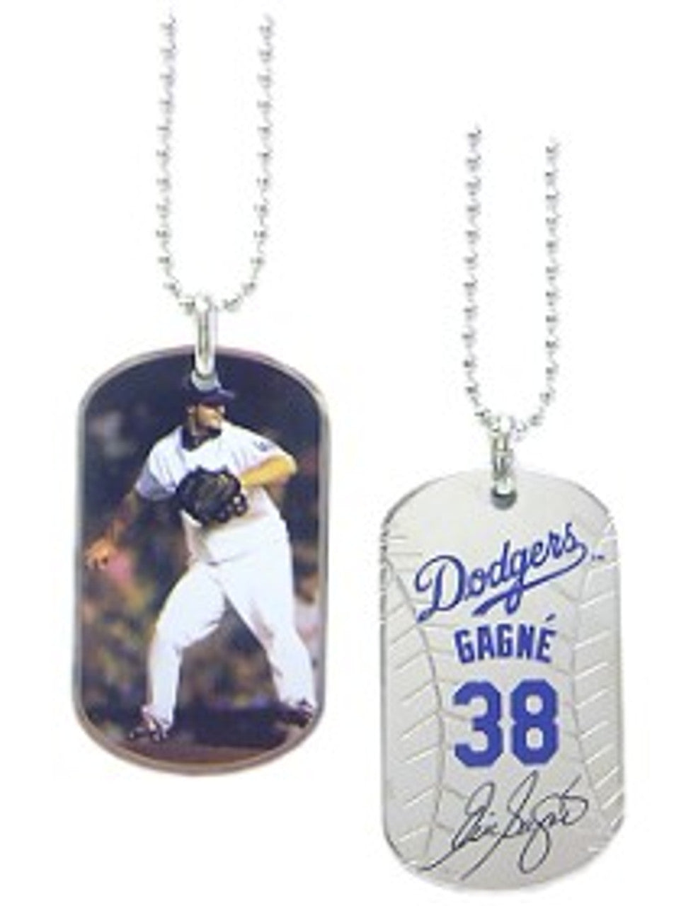 Los Angeles Dodgers Eric Gagne Sport Dog Tagz Necklace CO - Sports Collectibles, Sports Memorabilia, Sports Fan Shop, Sports Gifts