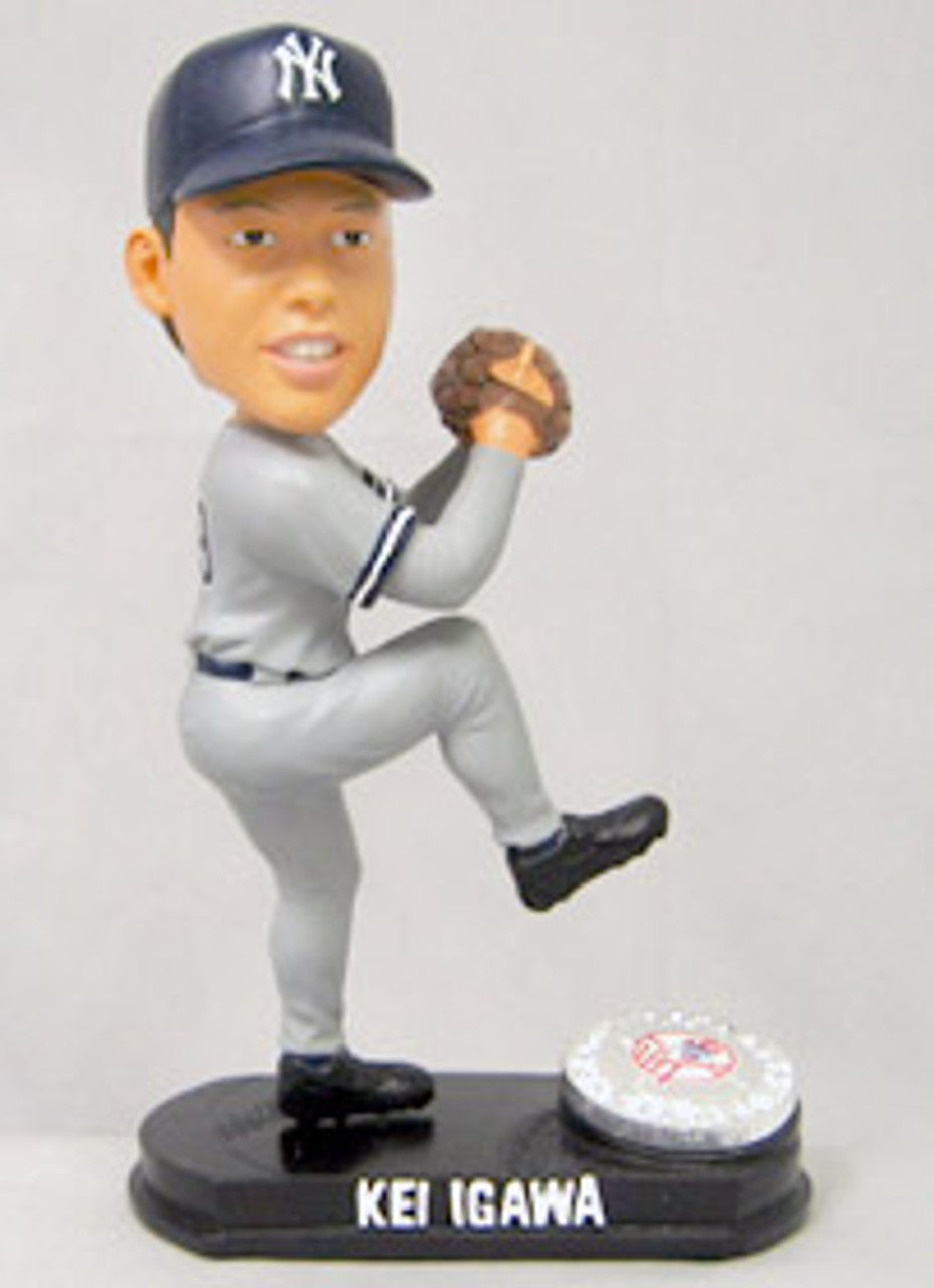 New York Yankees Kei Igawa Forever Collectibles Blatinum Bobblehead (Road) CO - Sports Collectibles, Sports Memorabilia, Sports Fan Shop, Sports Gifts