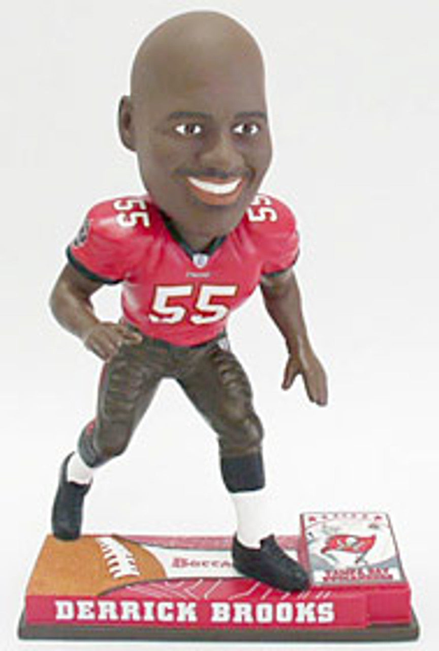 Tampa Bay Buccaneers Derrick Brooks Forever Collectibles On Field Bobblehead CO - Sports Collectibles, Sports Memorabilia, Sports Fan Shop, Sports Gifts
