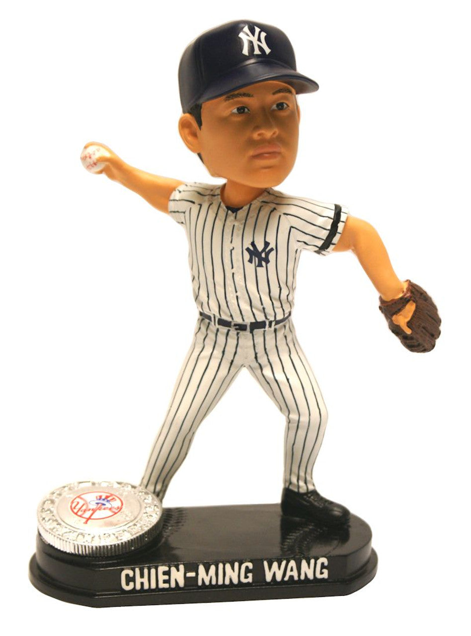 New York Yankees Chien-Ming Wang Forever Collectibles Blatinum Bobblehead - Pose 2 CO - Sports Collectibles, Sports Memorabilia, Sports Fan Shop, Sports Gifts