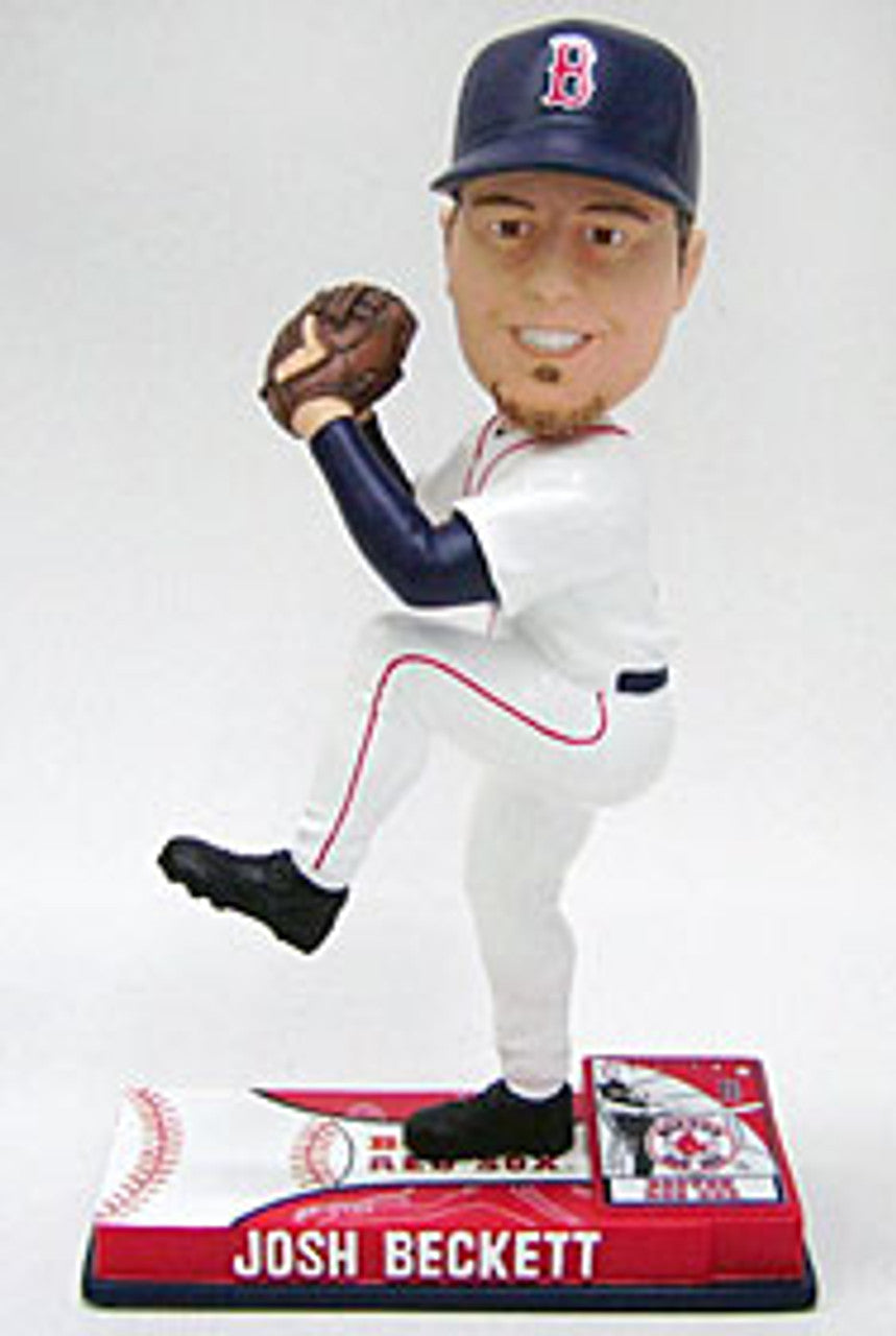 Boston Red Sox Josh Beckett Forever Collectibles On Field Bobblehead CO - Sports Collectibles, Sports Memorabilia, Sports Fan Shop, Sports Gifts