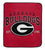 NCAA Georgia Bulldogs Vintage Arch Block Ultra Soft Blanket - Sports Gifts, Sports Memorabilia, Sports Collectibles, Fan Shop