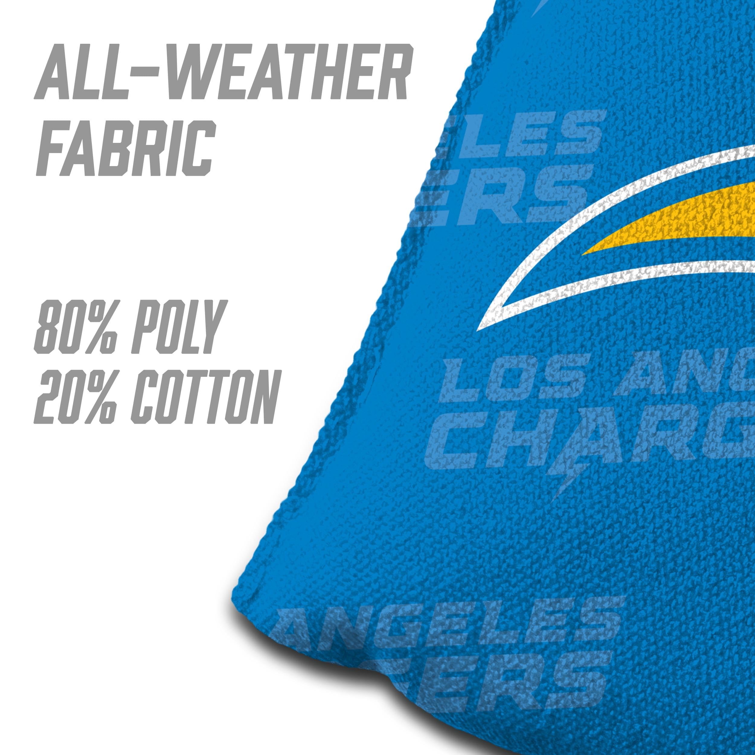 YouTheFan NFL Los Angeles Chargers Cornhole Bags - 4PK - Blue - Sports Collectibles, Sports Memorabilia, Sports Fan Shop, Sports Gifts