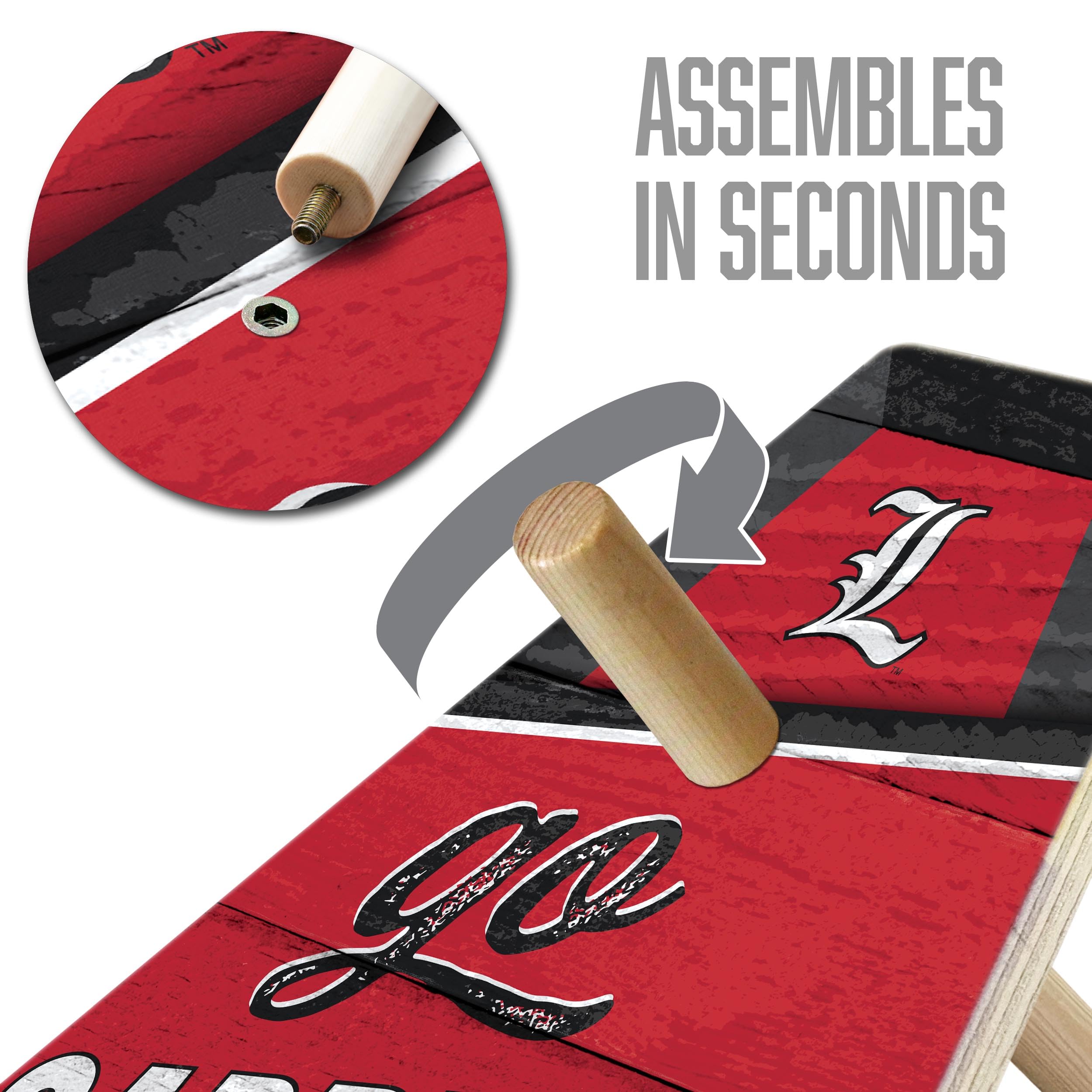 YouTheFan NCAA Louisville Cardinals RingBag - Sports Collectibles, Sports Memorabilia, Sports Fan Shop, Sports Gifts