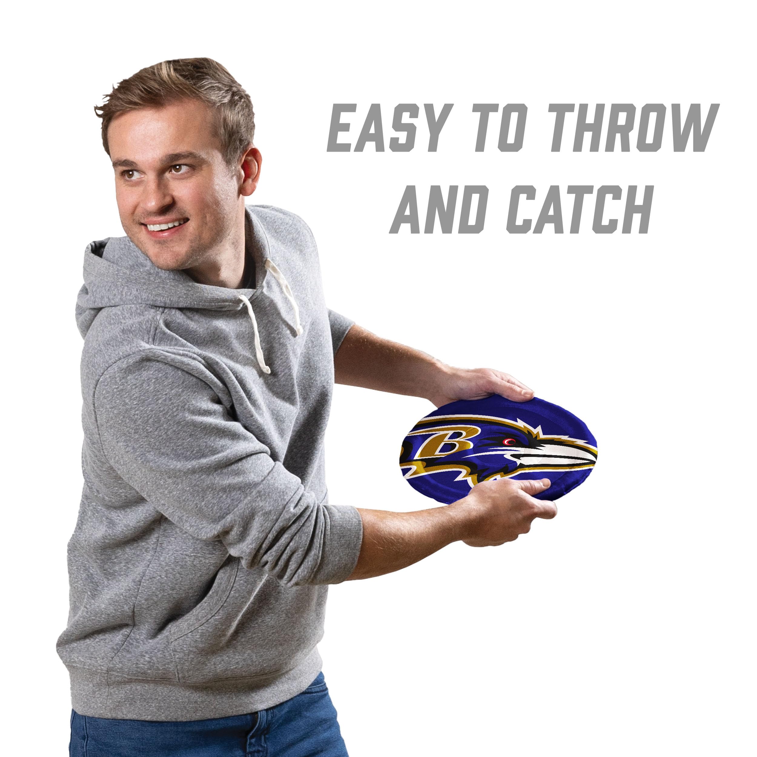 YouTheFan NFL Baltimore Ravens Flimzee Bean-Bag Flying Disc - Sports Collectibles, Sports Memorabilia, Sports Fan Shop, Sports Gifts