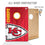YouTheFan NFL Kansas City Chiefs 2’ x 3’ Wood Cornhole Game with Logo Bags - Sports Collectibles, Sports Memorabilia, Sports Fan Shop, Sports Gifts