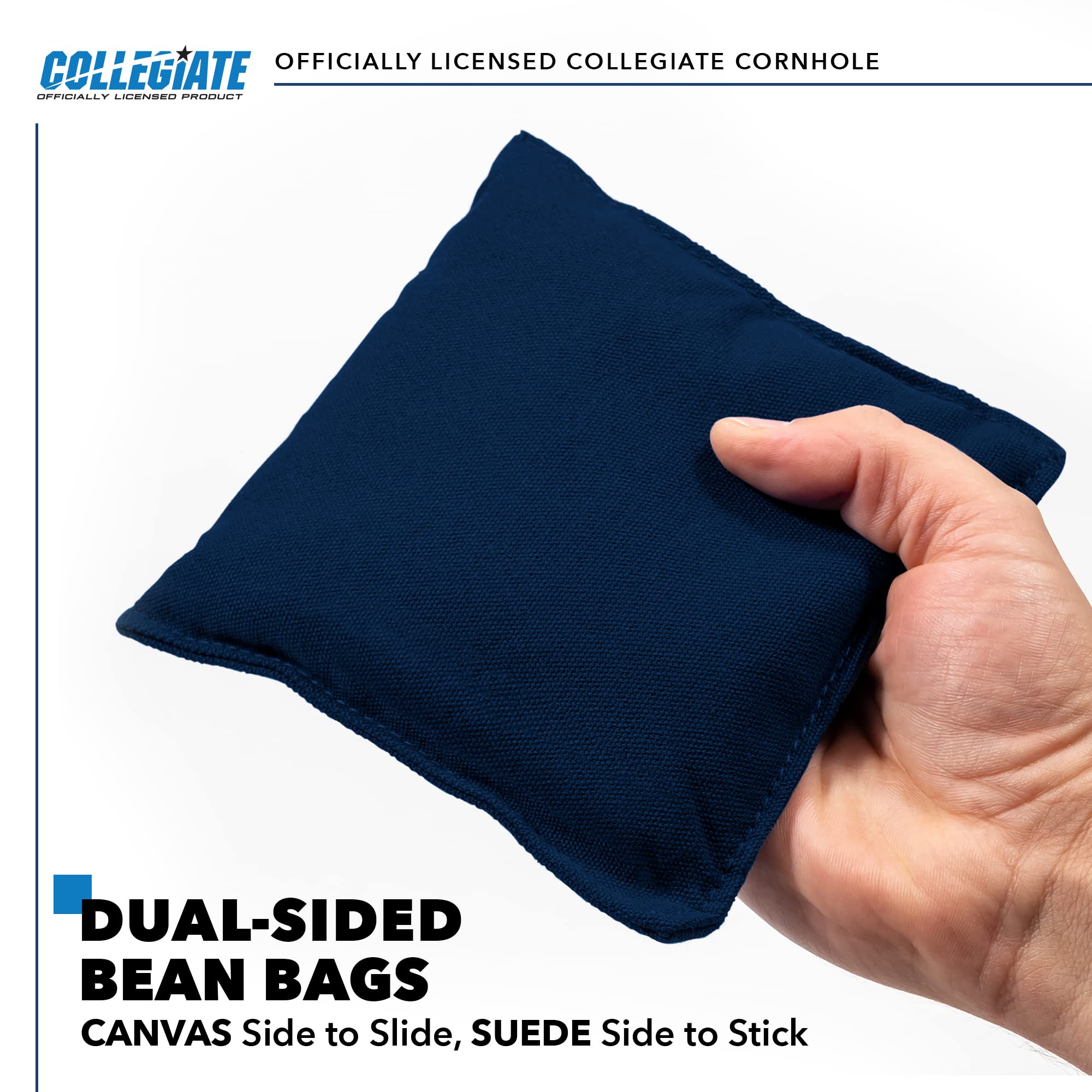 Wild Sports 2' x 3' Solid Wood Cornhole Set with Direct Print HD Team Graphics – Great Gift for Any NCAA Fan! Bean Bag Toss Family Outdoor Games – Michigan Wolverines - Sports Collectibles, Sports Memorabilia, Sports Fan Shop, Sports Gifts