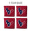 YouTheFan NFL Houston Texans Cornhole Bags - 4PK - Red - Sports Collectibles, Sports Memorabilia, Sports Fan Shop, Sports Gifts