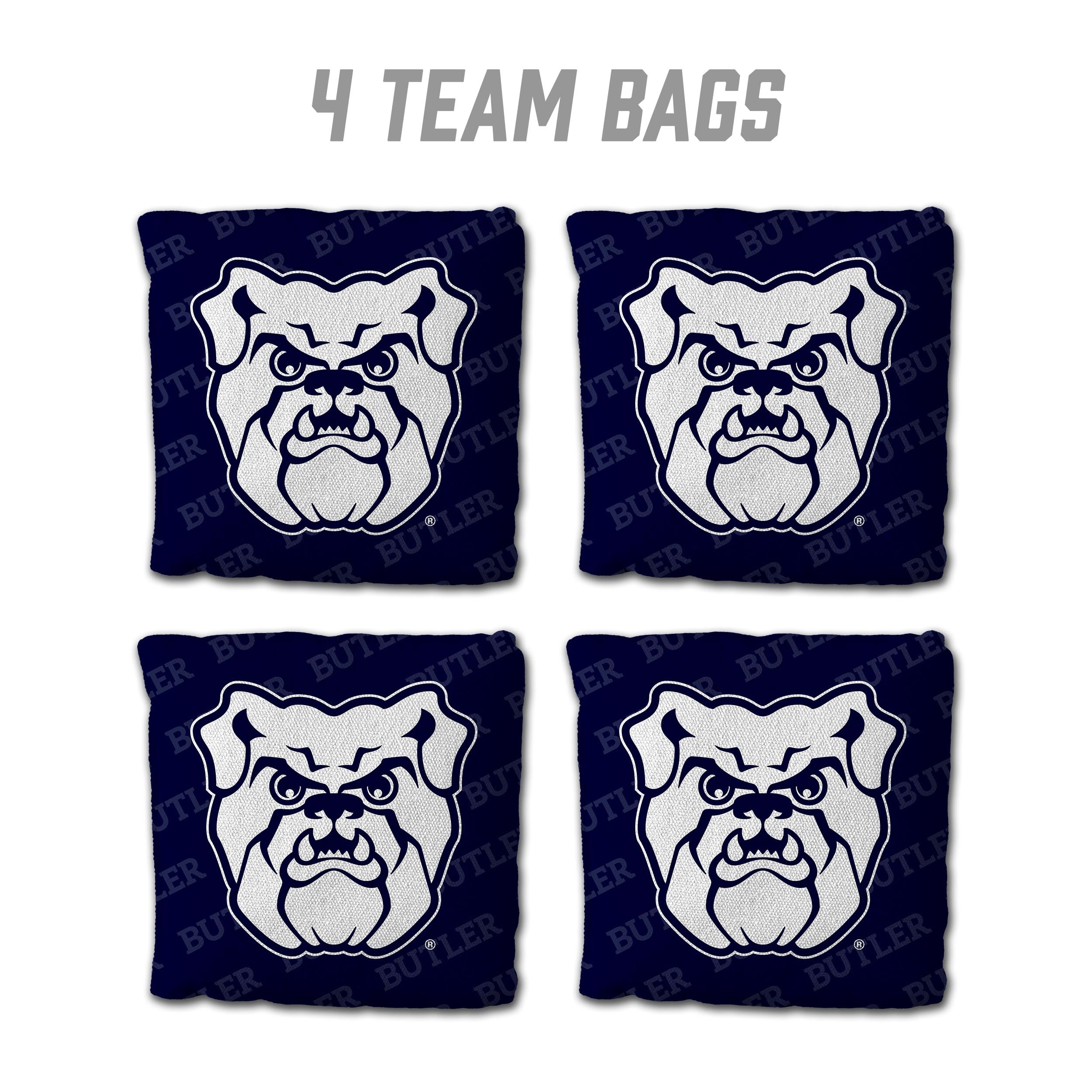 YouTheFan NCAA Butler Bulldogs Cornhole Bags - 4PK - Blue - Sports Collectibles, Sports Memorabilia, Sports Fan Shop, Sports Gifts